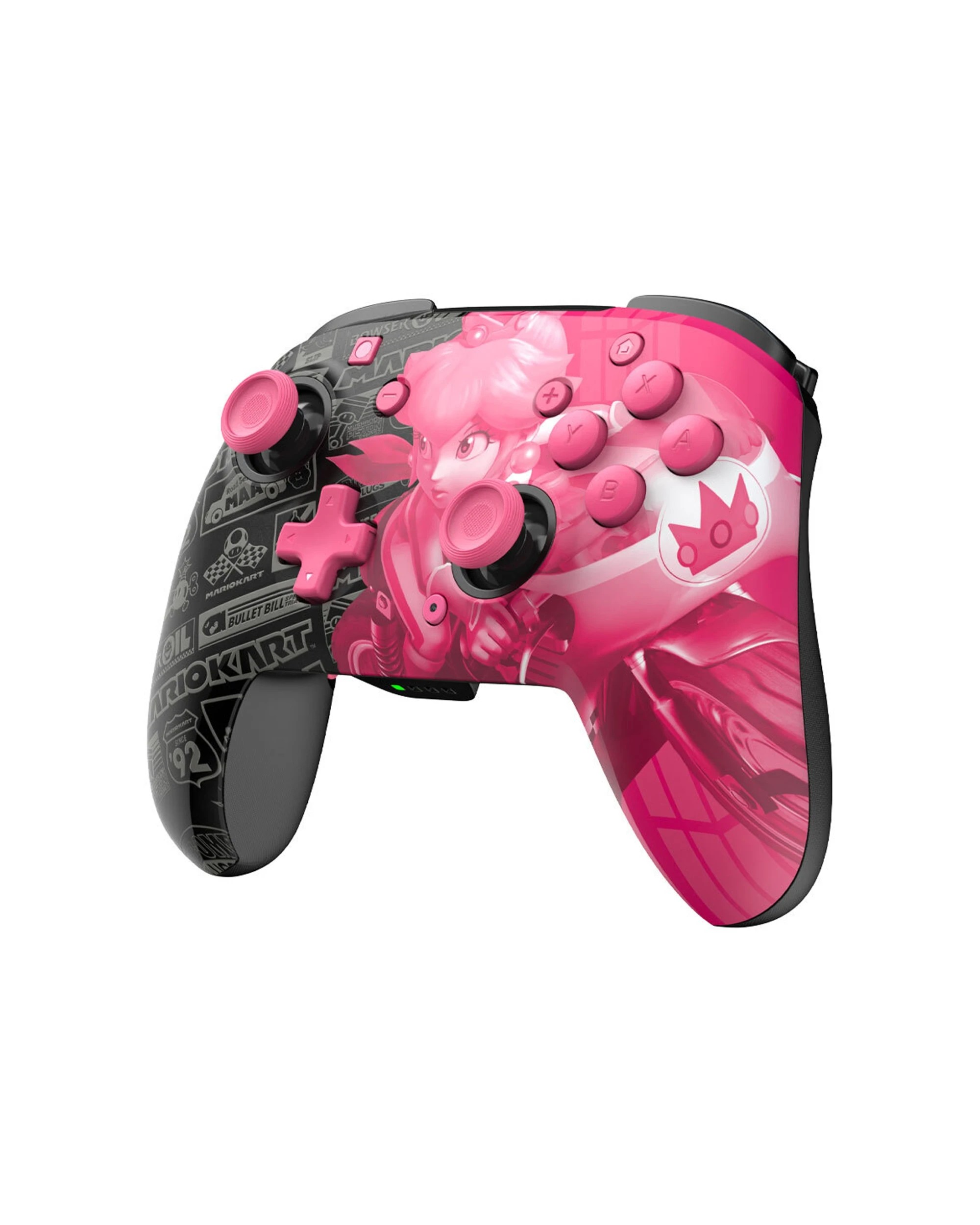 2 Nintendo Switch Rematch Glow Wireless Gaming Controller: Grand Prix Peach - Pink, 2 of 4