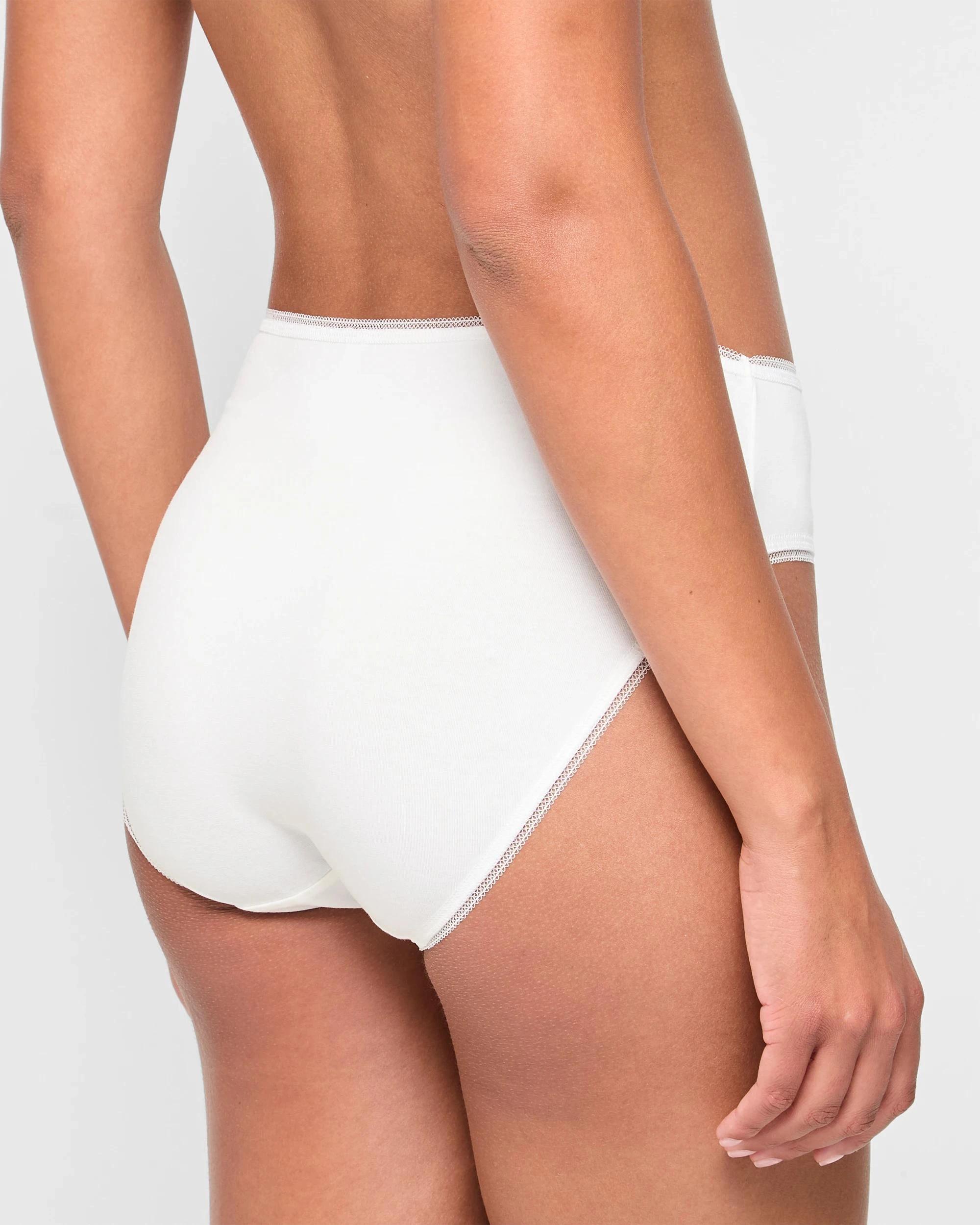 3 Target 5 Pack Cotton/Elastane High Cut Briefs TONAL MARLE, 3 of 5