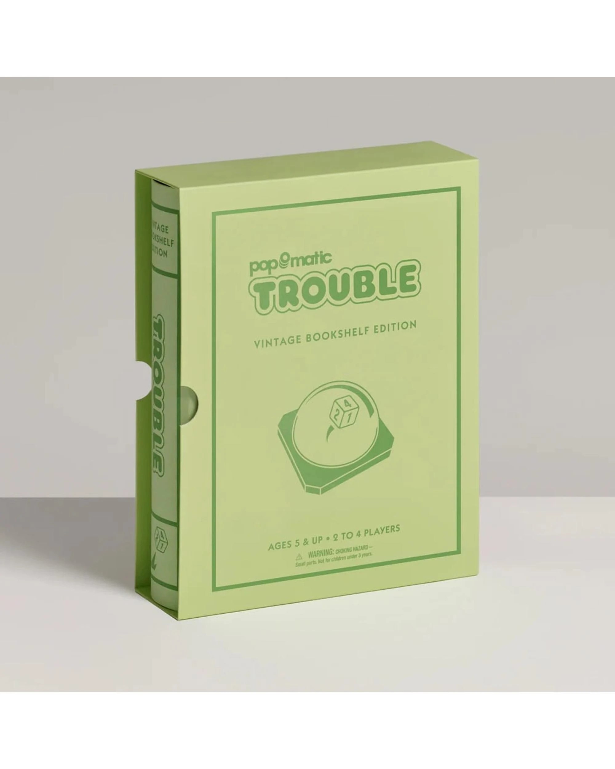 6 Trouble Vintage Bookshelf Edition Board Game, 6 of 6