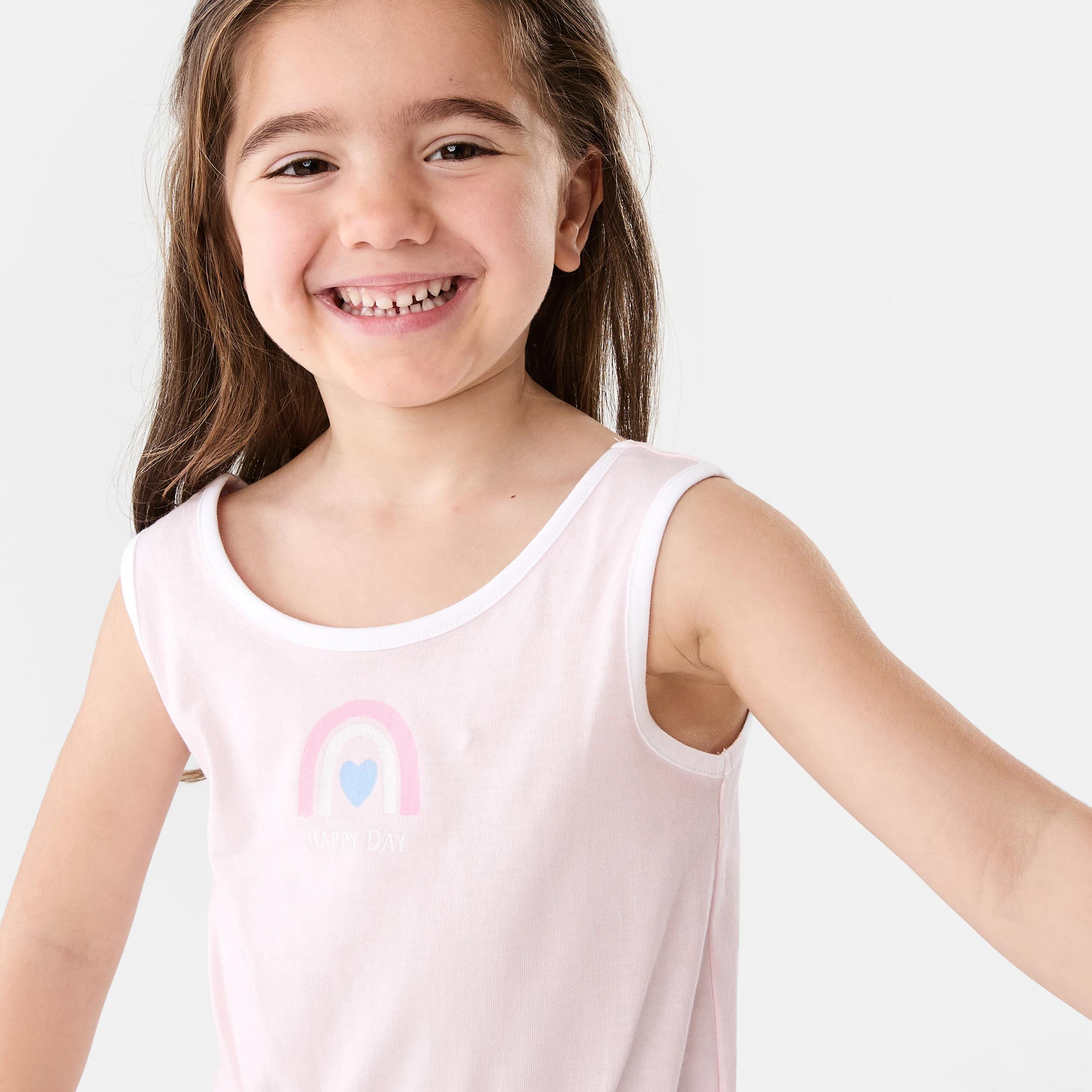 3 Printed Playsuit PINK HAPPY DAY RAINBOW, 3 of 8