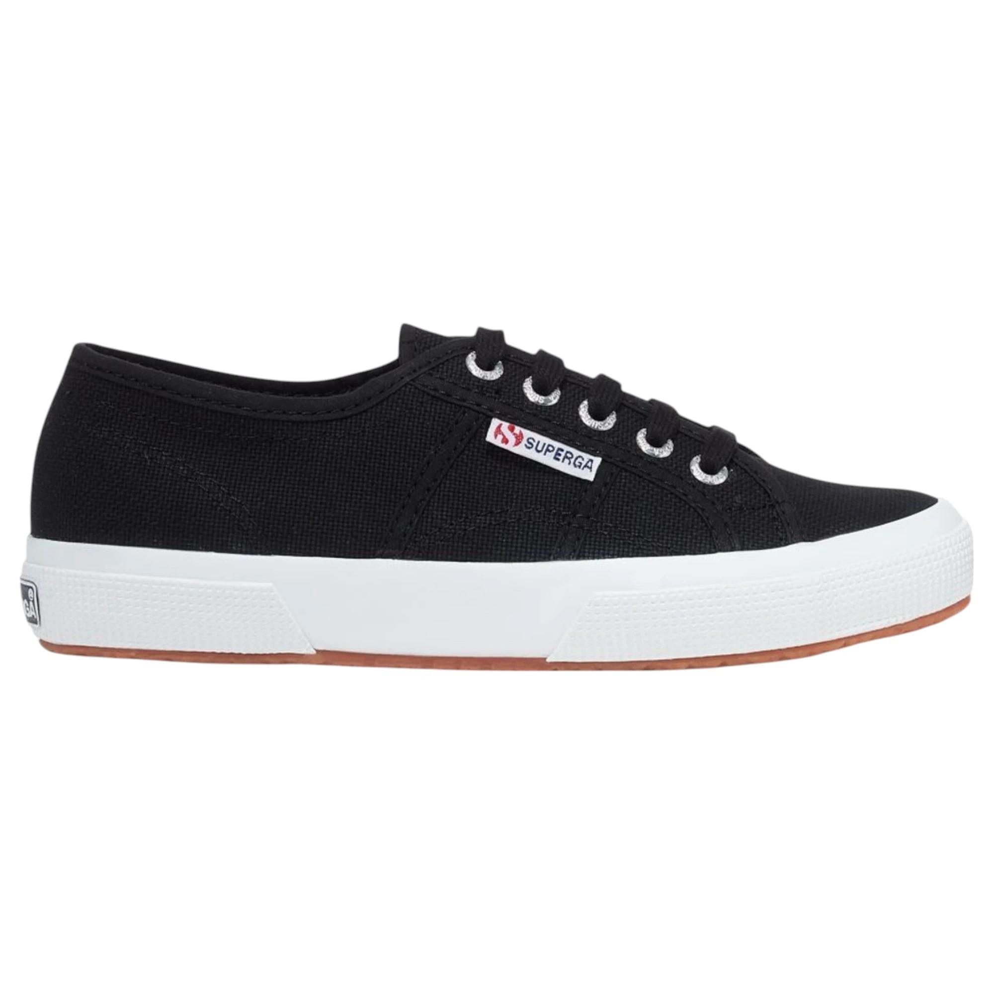1 Superga Unisex 2750 Cotu Classic Black Casual Shoes Black/white, 1 of 7