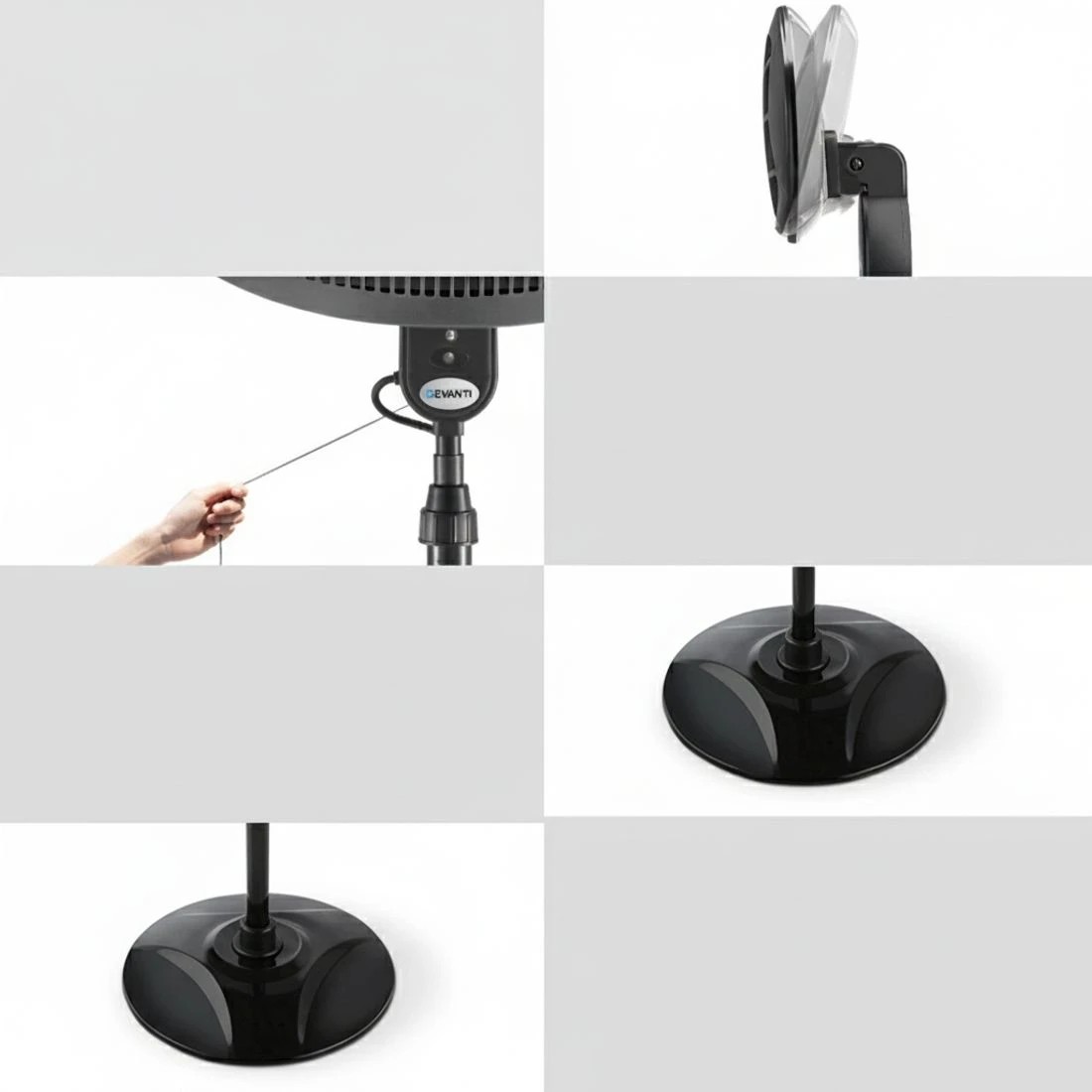 5 Devanti Electric Patio Heater - Black, 5 of 8