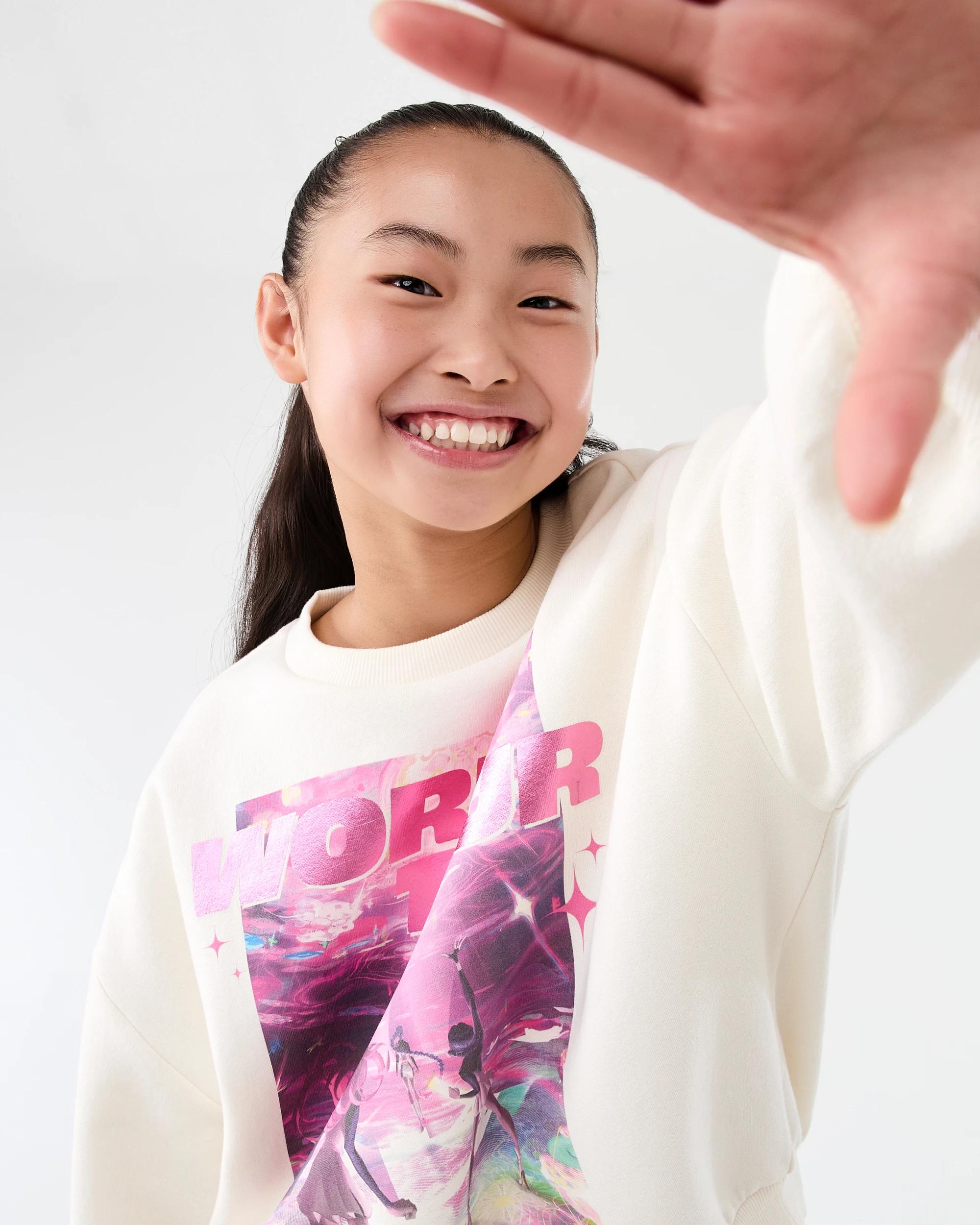 3 KPop Demon Hunters License Crew Neck Sweatshirt White Dh, 3 of 7