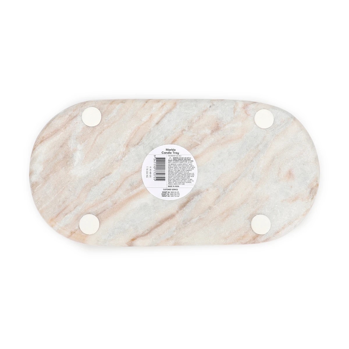 4 Marble Candle Tray, 4 of 5