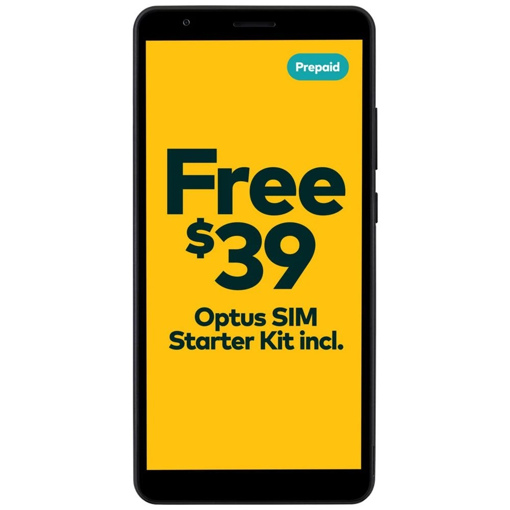 1 Optus X-Start 5 PrePaid Phone 65GB Dark Grey, 1 of 2
