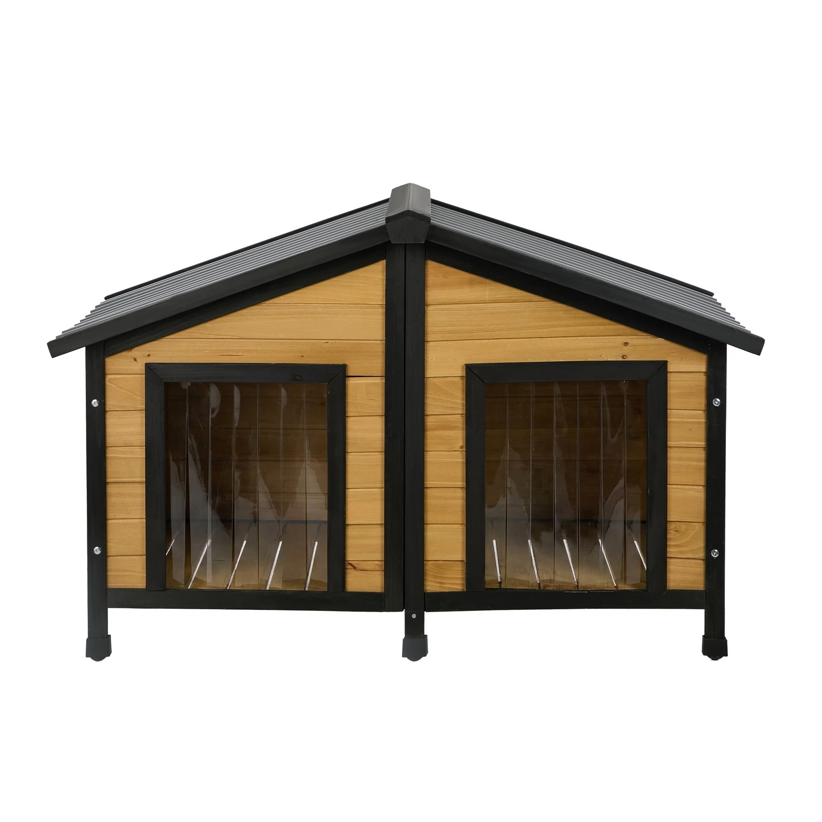 7 Alopet Dog Kennel Outdoor Indoor Pet House Wooden Cage Puppy Cabin Crate Kennels - Multi, 7 of 8
