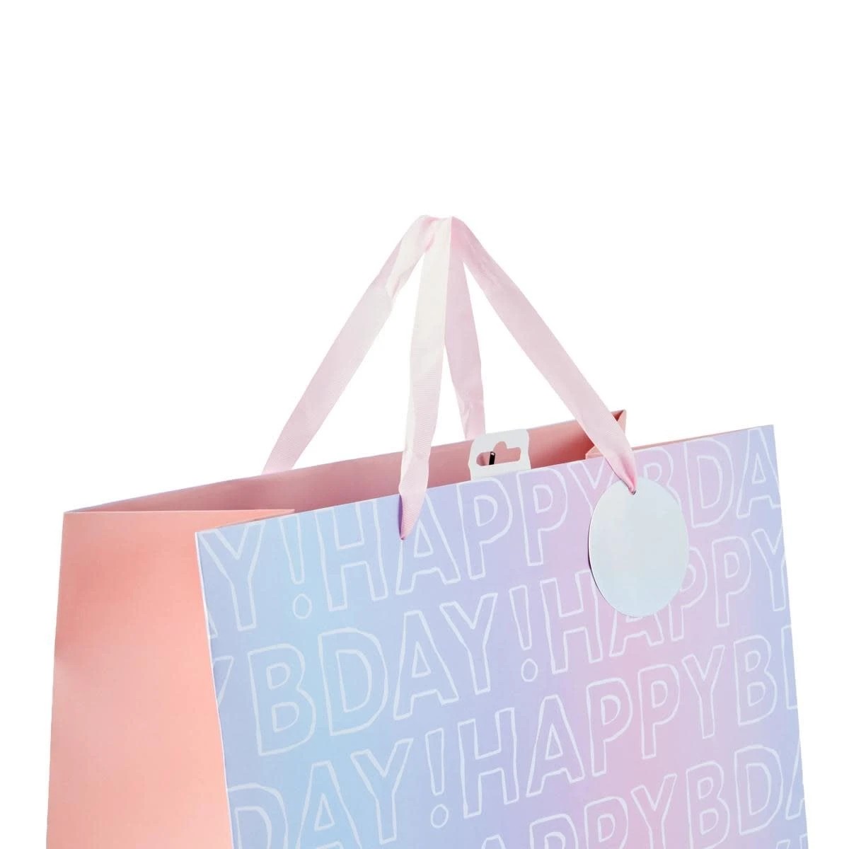 3 Ombre Happy Birthday Jumbo Gift Bag, 3 of 5