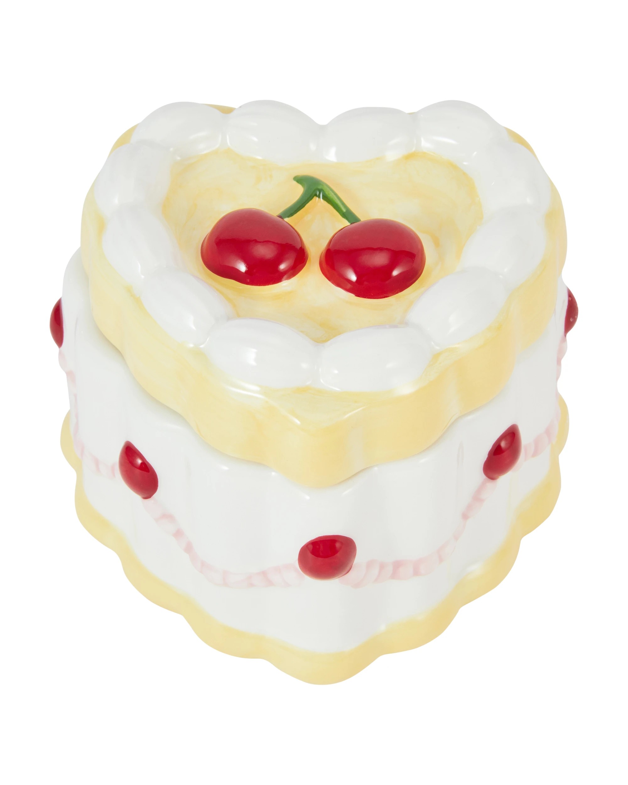 3 Ceramic Heart Tea Cake Candle, 3 of 6