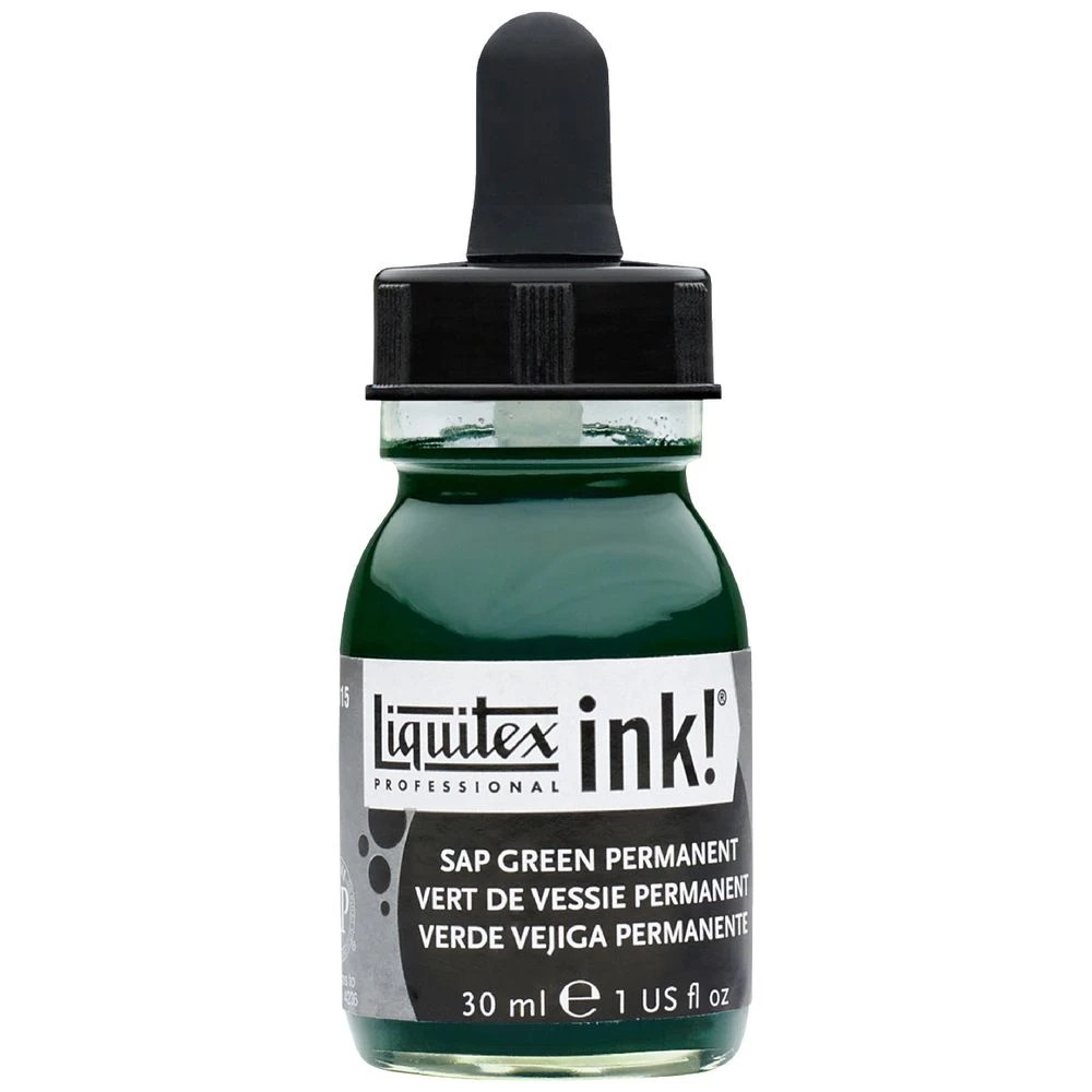 1 Liquitex Professional Ink 30mL Sap Green Permanent, 1 of 2