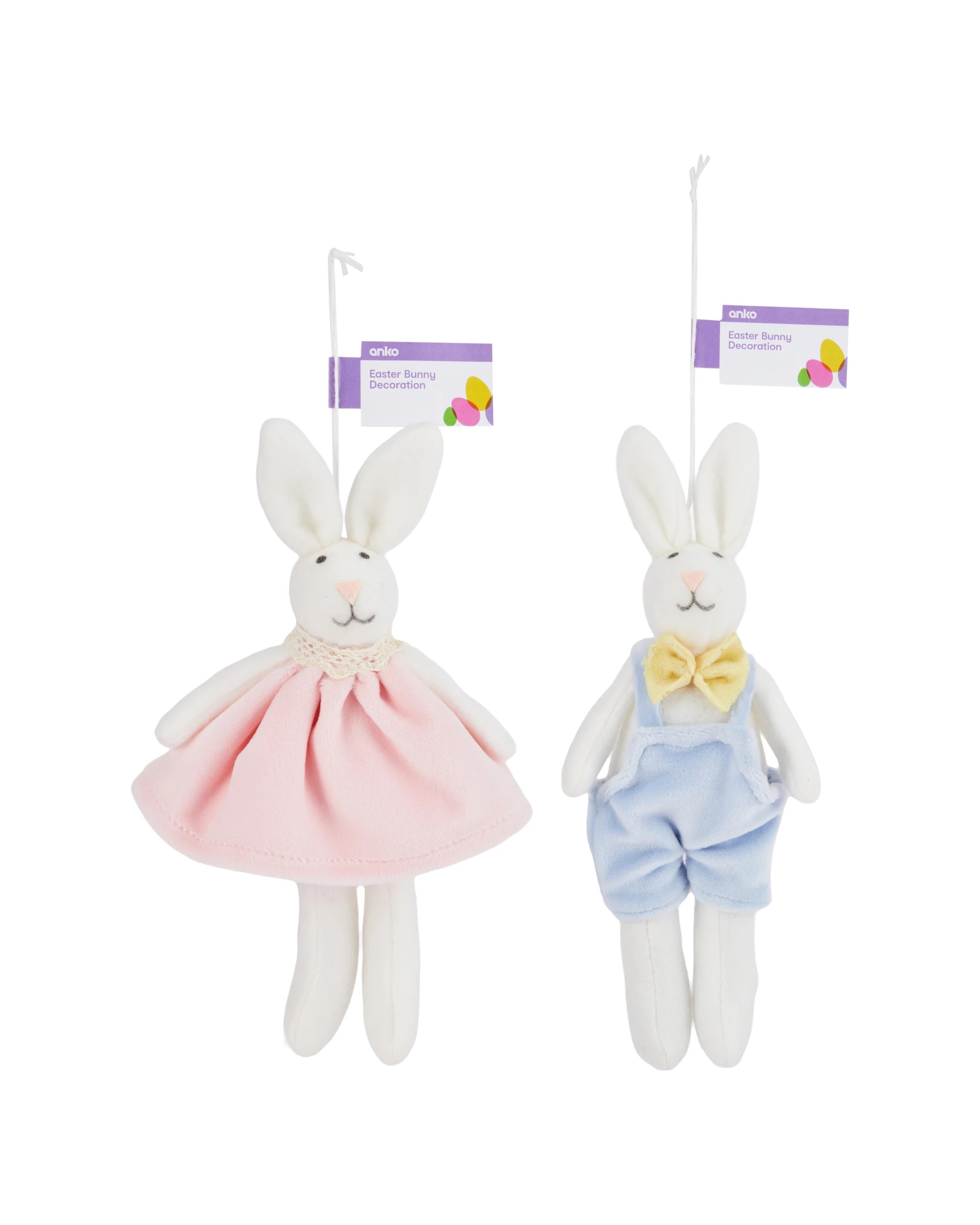 4 Easter Bunny Decoration - Assorted, 4 of 4