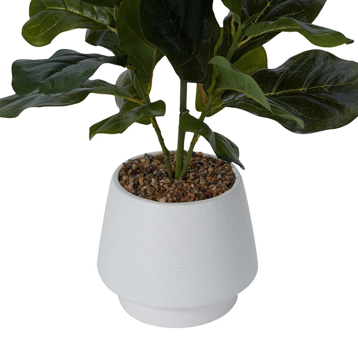 4 Artificial Fiddle Leaf in Pot, 4 of 8