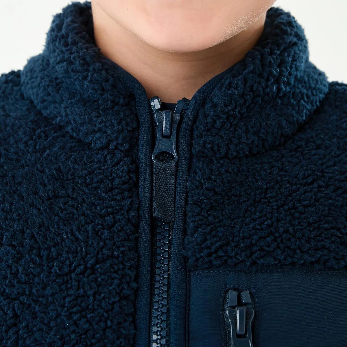 5 Sherpa Vest Dress Navy, 5 of 10