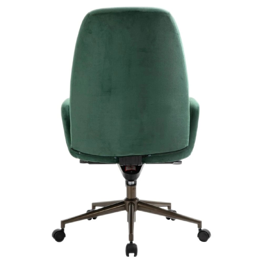 4 Lindenberg Chair Velvet Green Ergonomic Chairs and Desk Chairs, 4 of 10