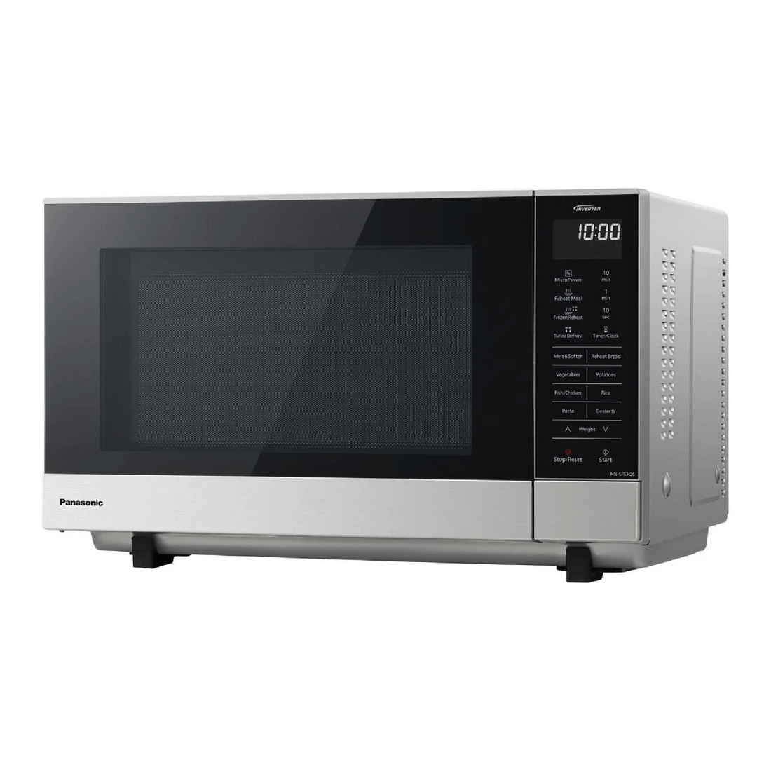 2 Panasonic Flatbed Microwave 27L Stainless Steel, 2 of 5