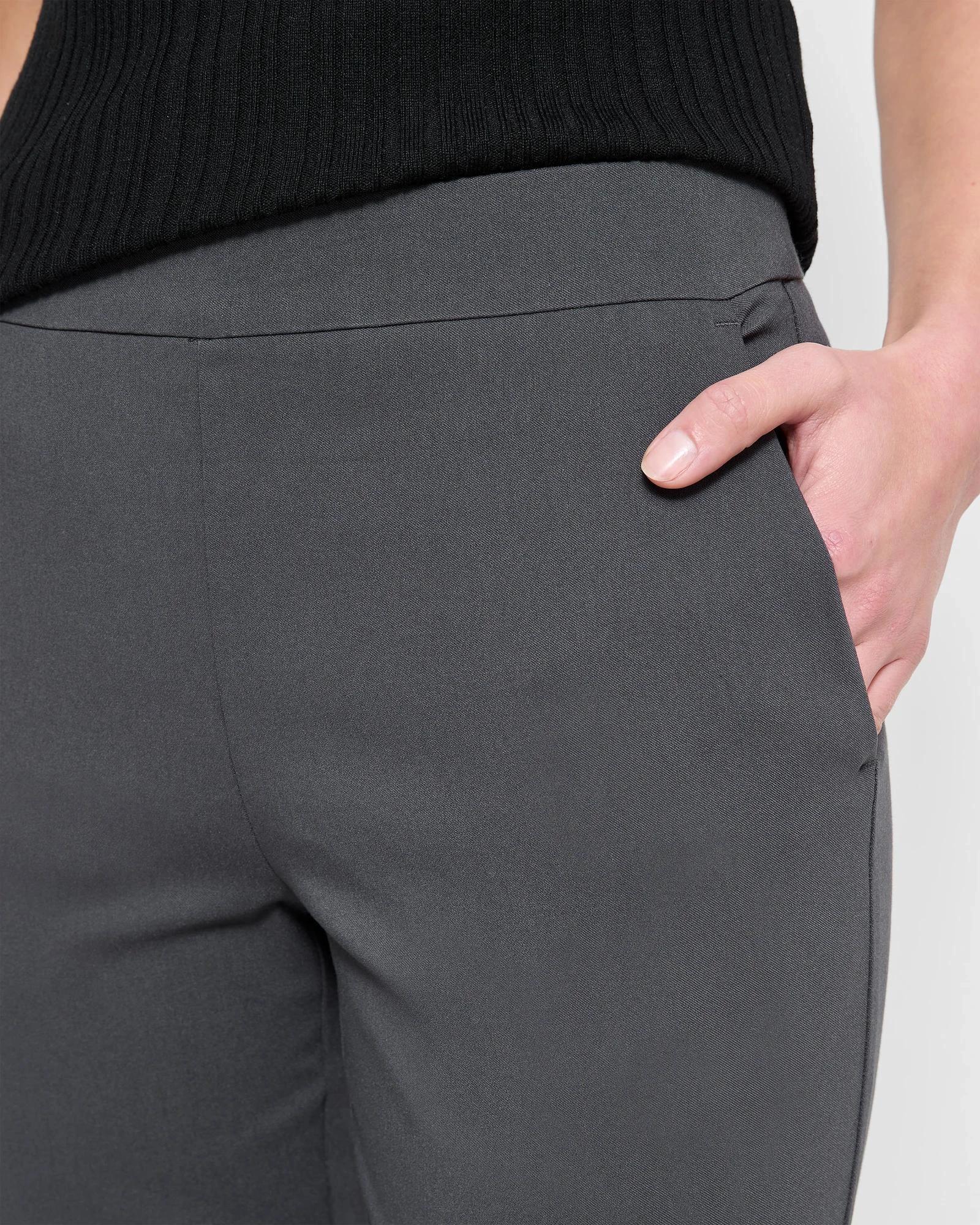 10 Preview Carrie Bengaline Ankle Length Pants GRAPHITE, 10 of 10