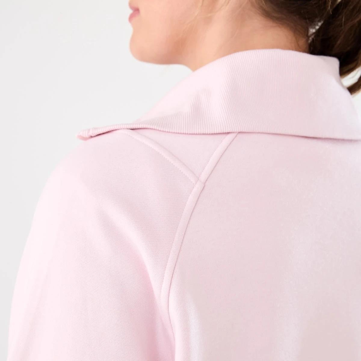 5 Active Womens Fleece 1/2 Zip Jumper AURA PINK, 5 of 7