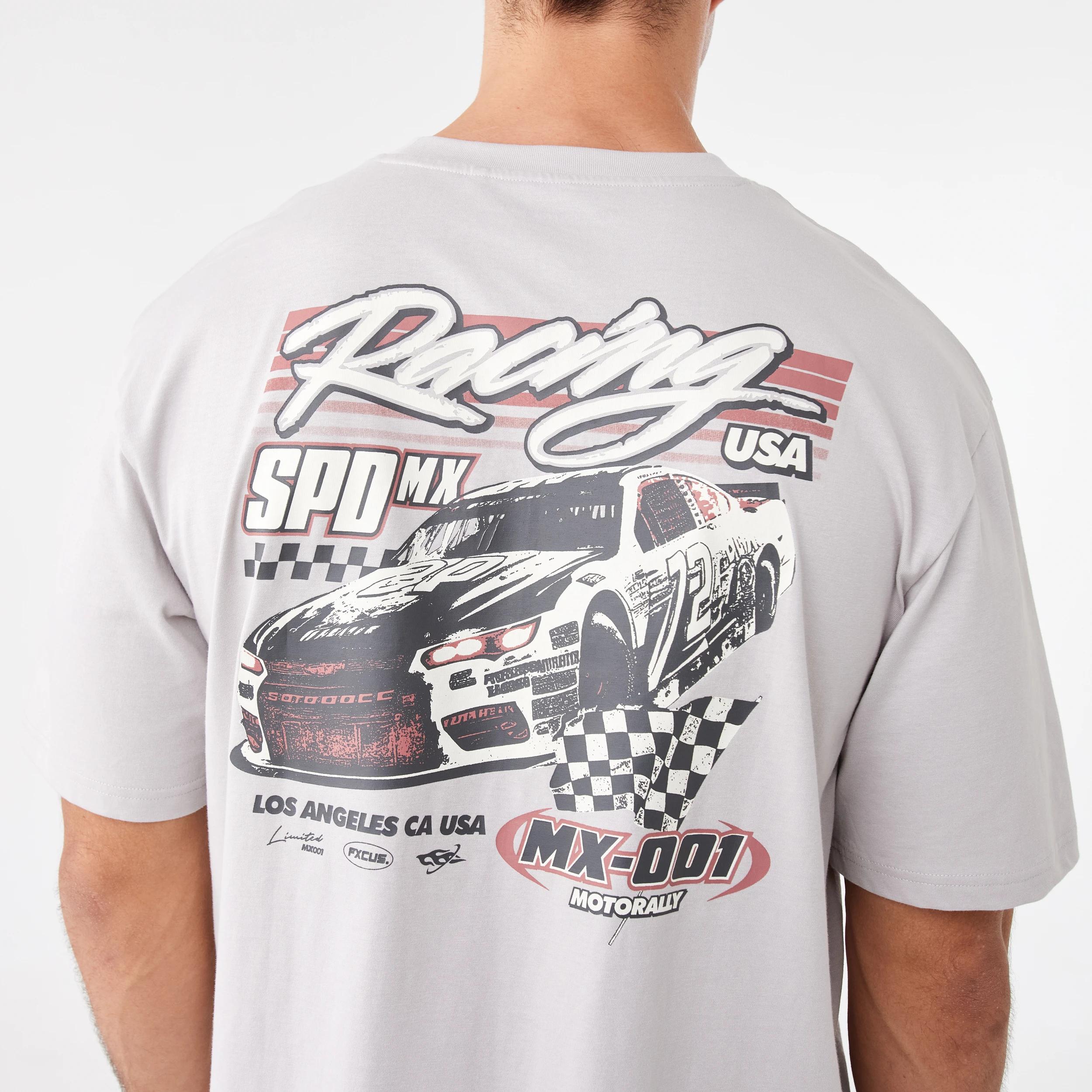 7 Oversized Graphic T-shirt Gry Car, 7 of 9