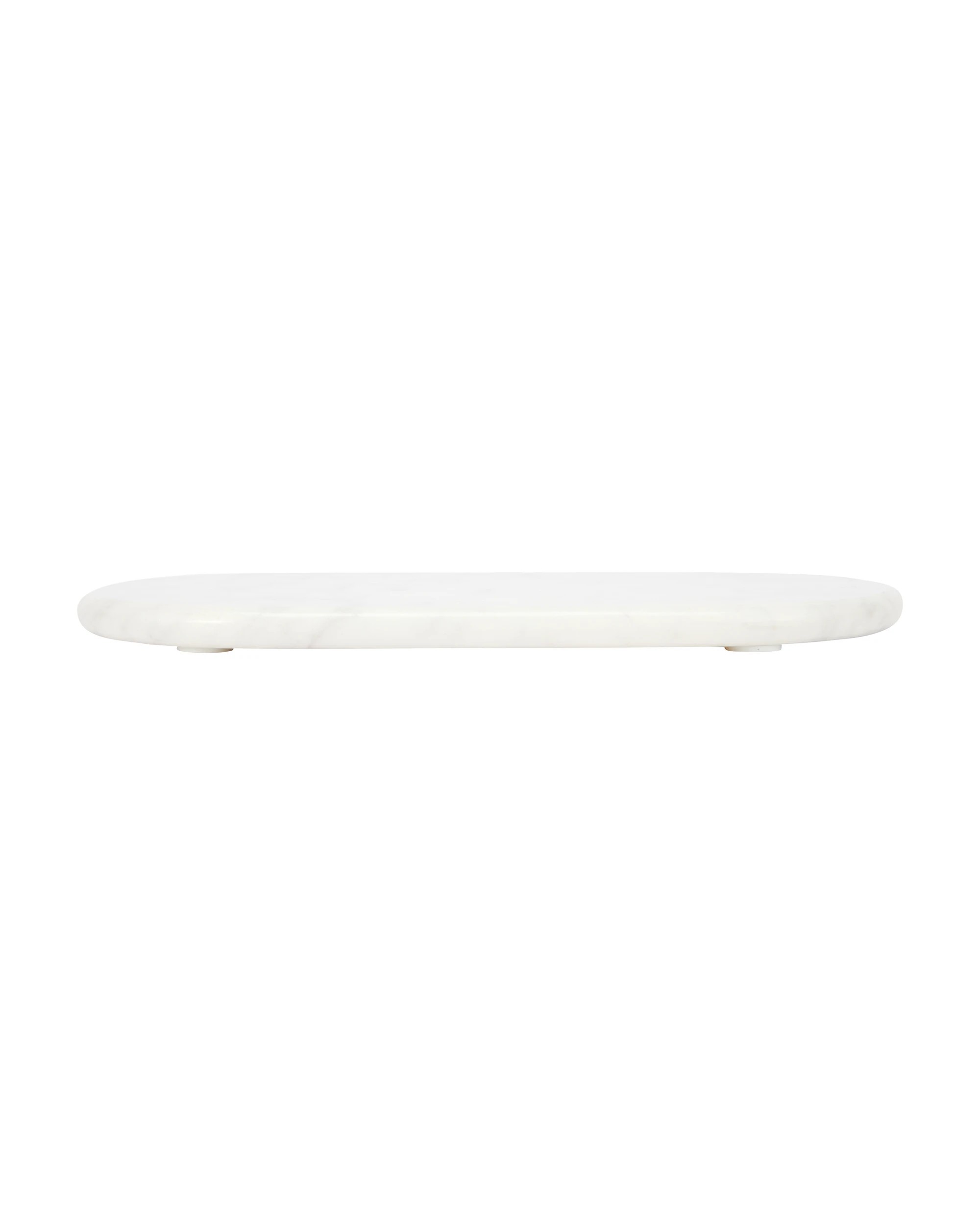 2 White Marble Curve Tray, 2 of 6