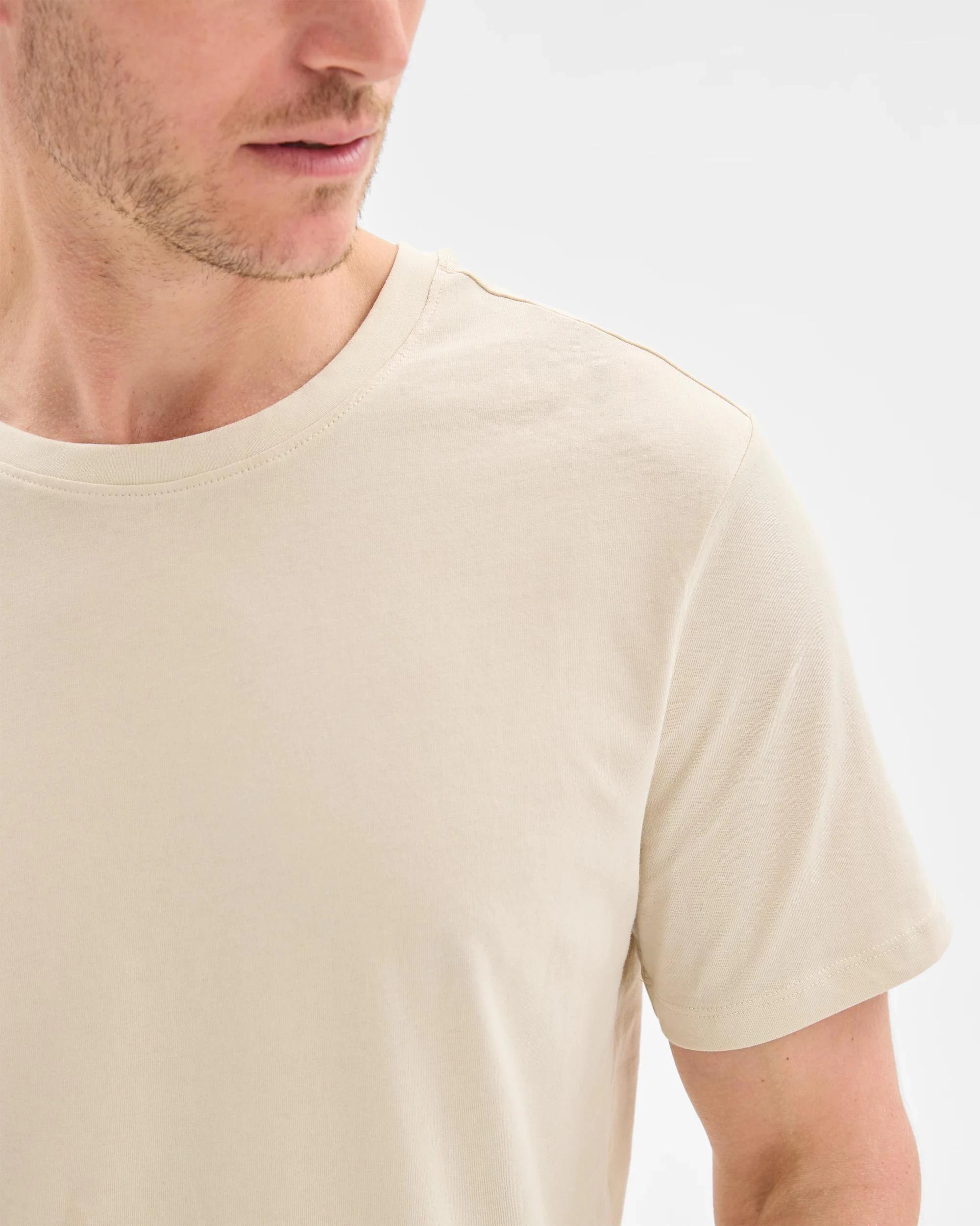 4 Target Australian Cotton Crew T-Shirt LIGHT STONE, 4 of 6