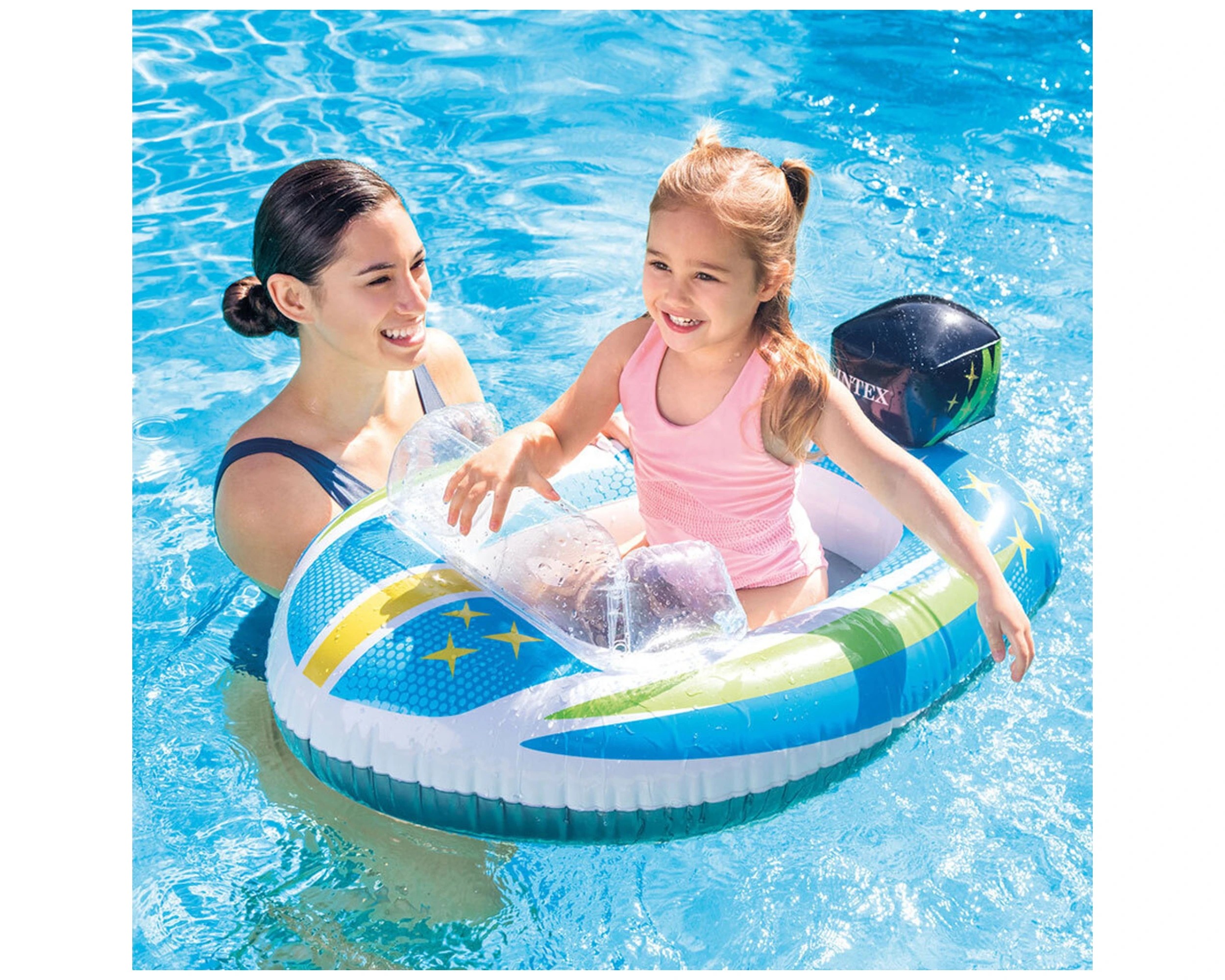 6 Intex Inflatable Pool Cruisers - Assorted Kids Water Float Accessory Ages 3-6 - Assorted, 6 of 7