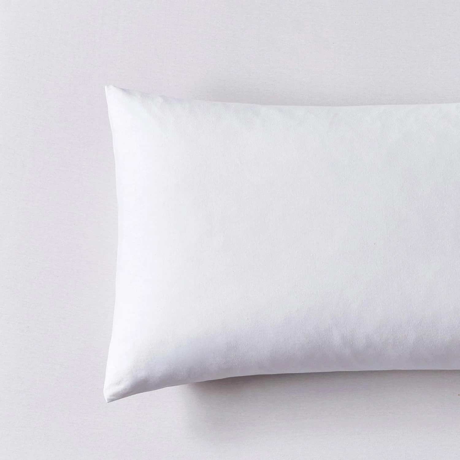 6 Gioia Casa Jersey Cotton Quilt Cover Set Soft Breathable Stretchy - Queen Bed - White, 6 of 6