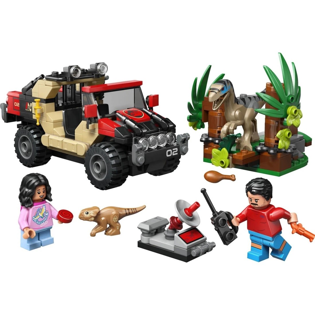 3 LEGO Jurassic World Raptor Off-Road Escape 76972, 3 of 11