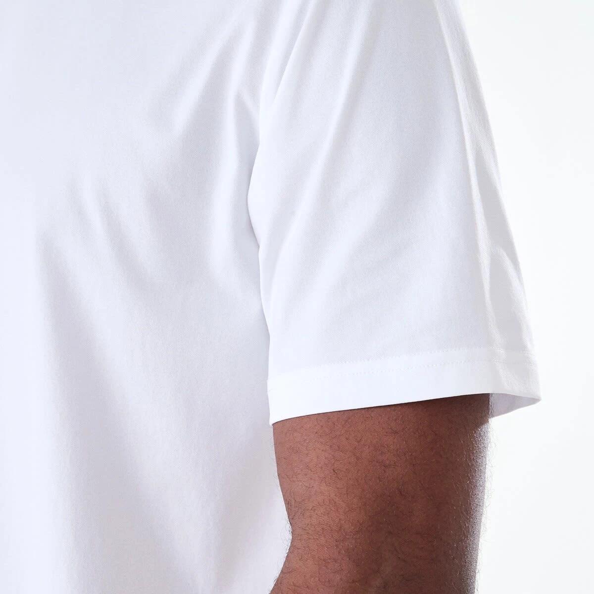 6 Active Mens Regular Training T-shirt WHITE, 6 of 6