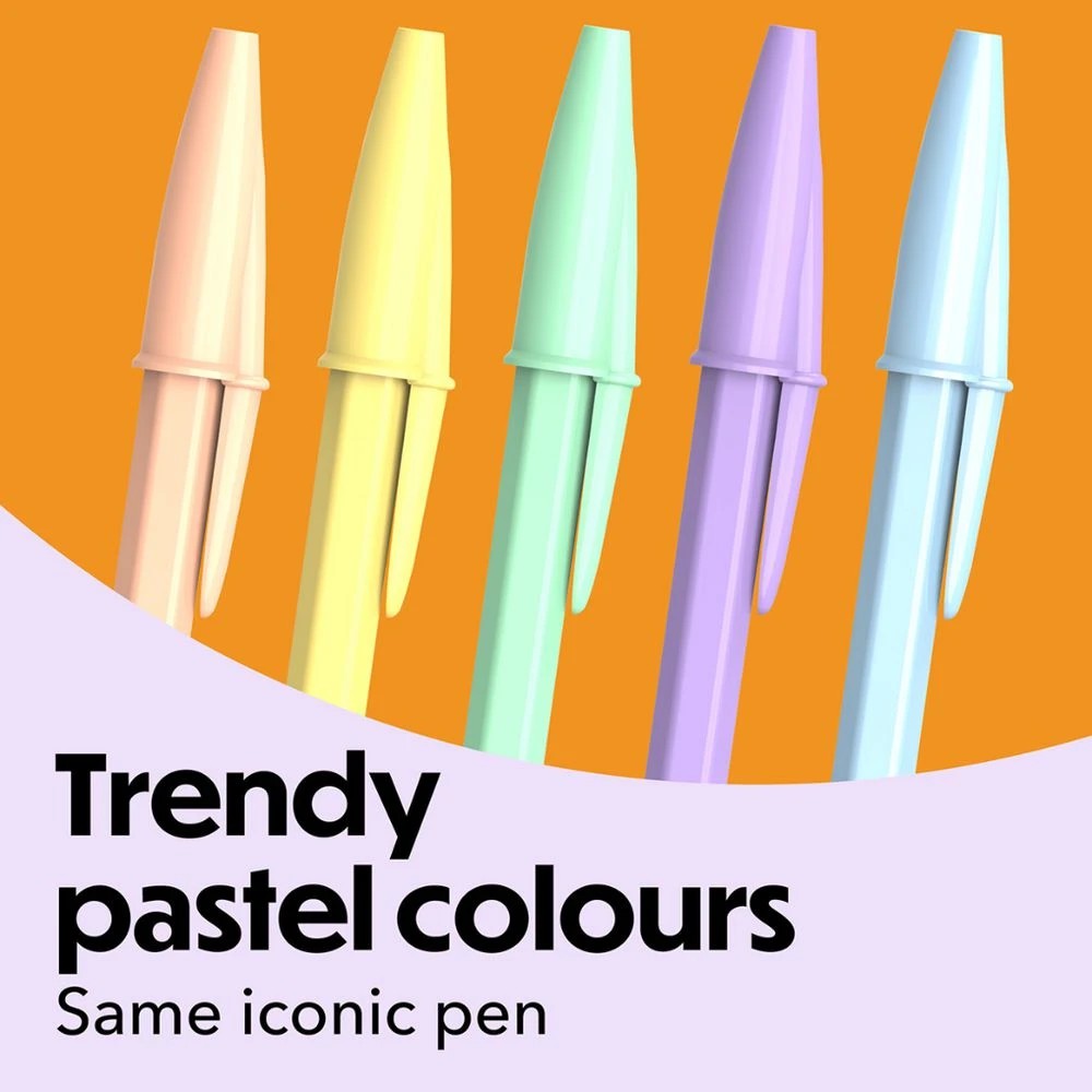7 Bic Cristal Ballpoint Pen 1mm Pastel 5 Pack, 7 of 8