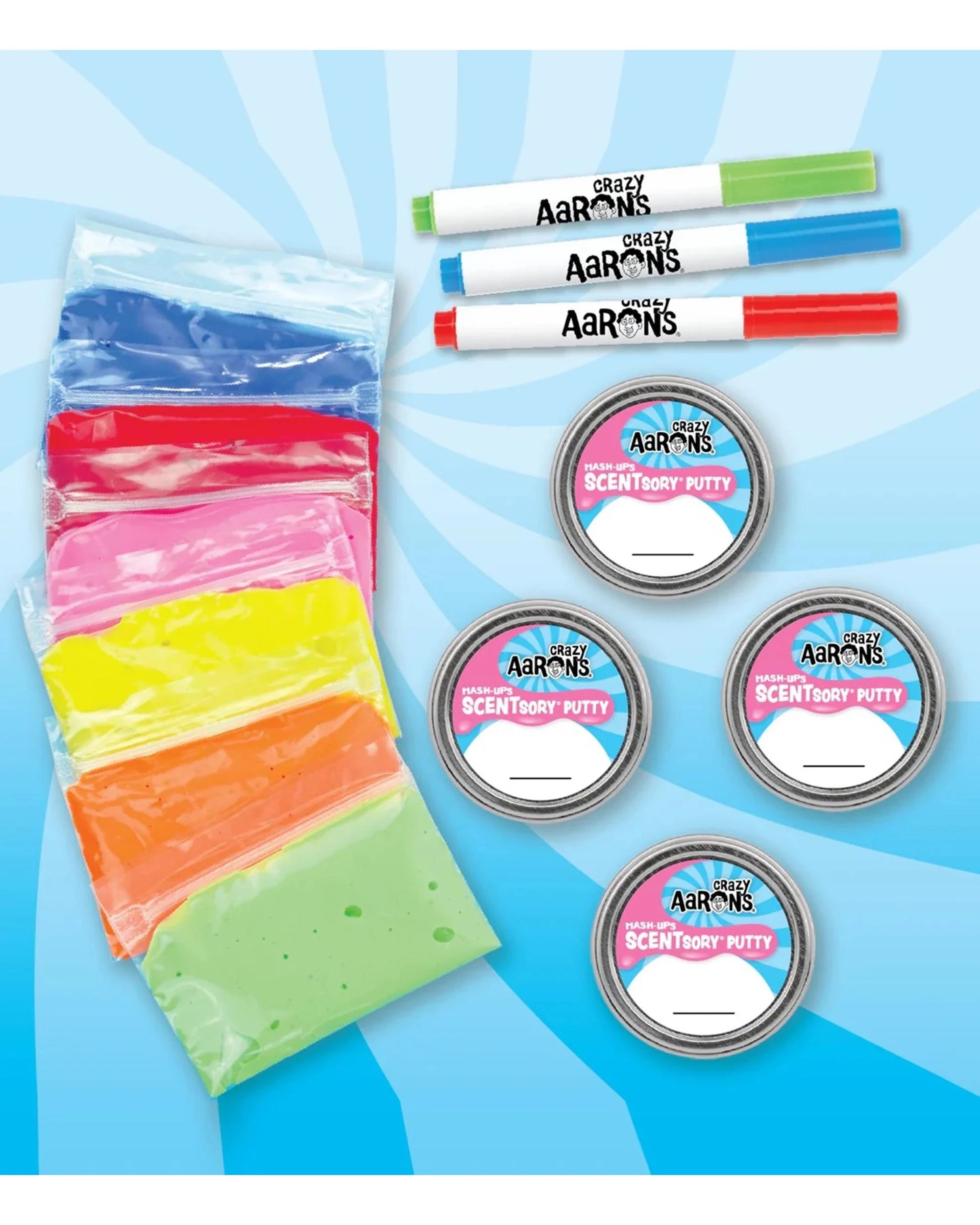 3 Crazy Aaron's Thinking Putty Mixed By Me Scentsory Putty Mash-Ups Kit, 3 of 5