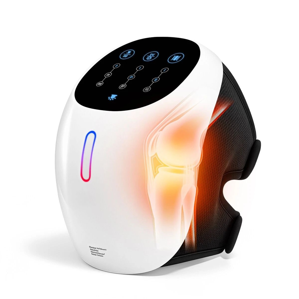 1 AUSWAY Heated Knee Massager Cordless Vibration Heating Wrap Pad Relaxation Elbow Joint Massaging Machine Electric, 1 of 2