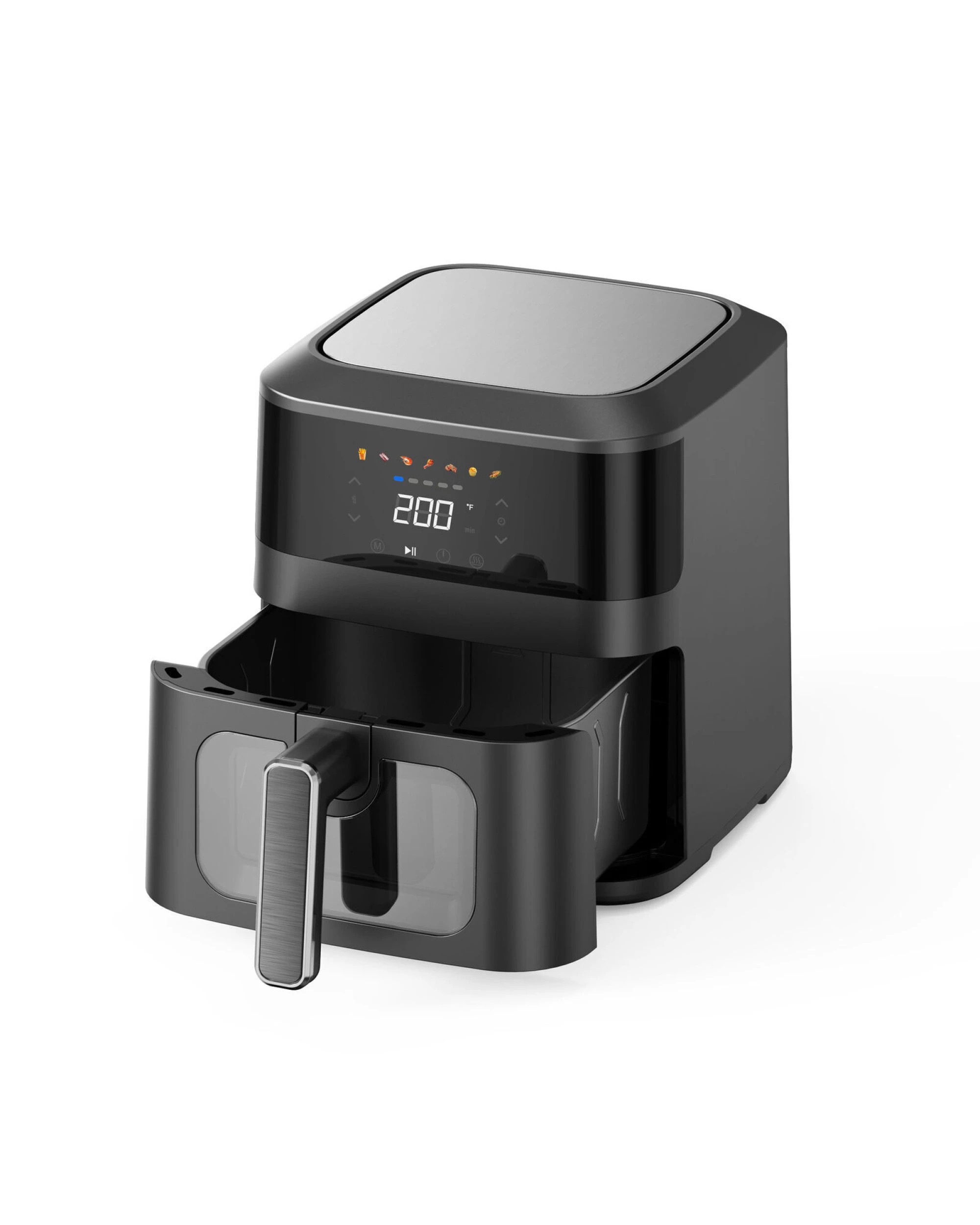 1 Healthy Choice 1400W 5L Non-Stick Digital Air Fryer with Clear Viewing Window, 1 of 4