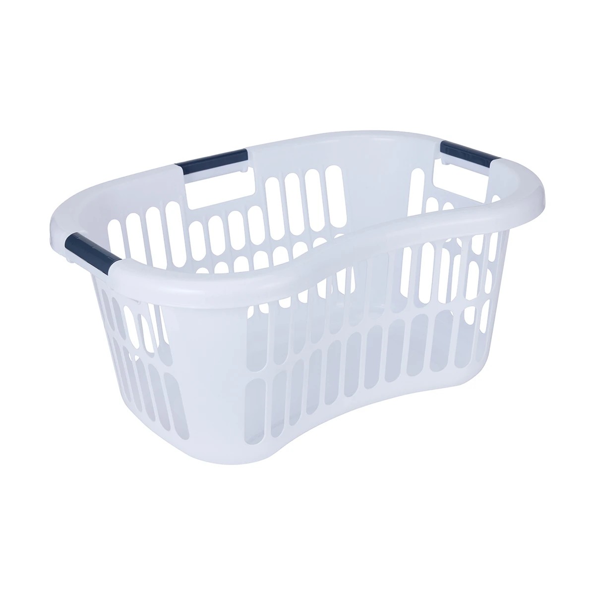 2 Hip Hugger Laundry Basket - White, 2 of 7