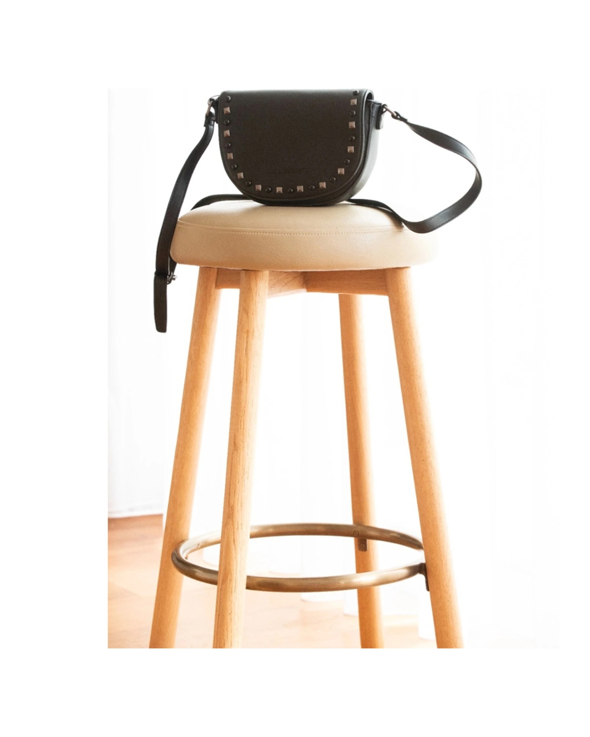 3 French Connection Cordelia Flat Top Crossbody Bag Vegan Leather - Black, 3 of 3