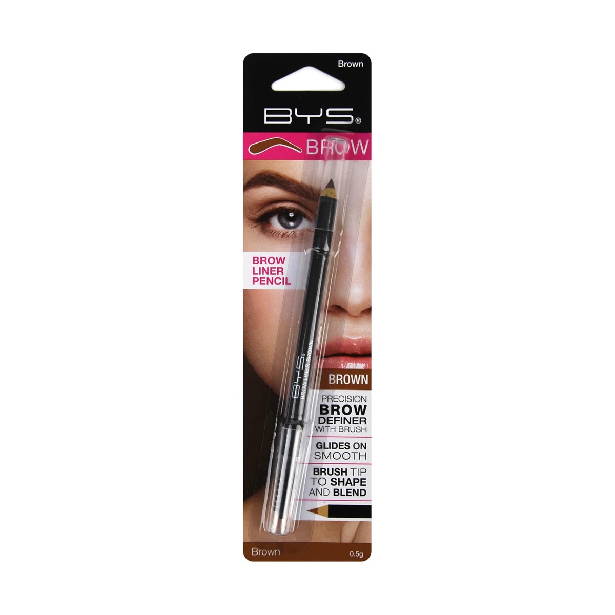 1 BYS Brow Liner Pencil - Brown, 1 of 1