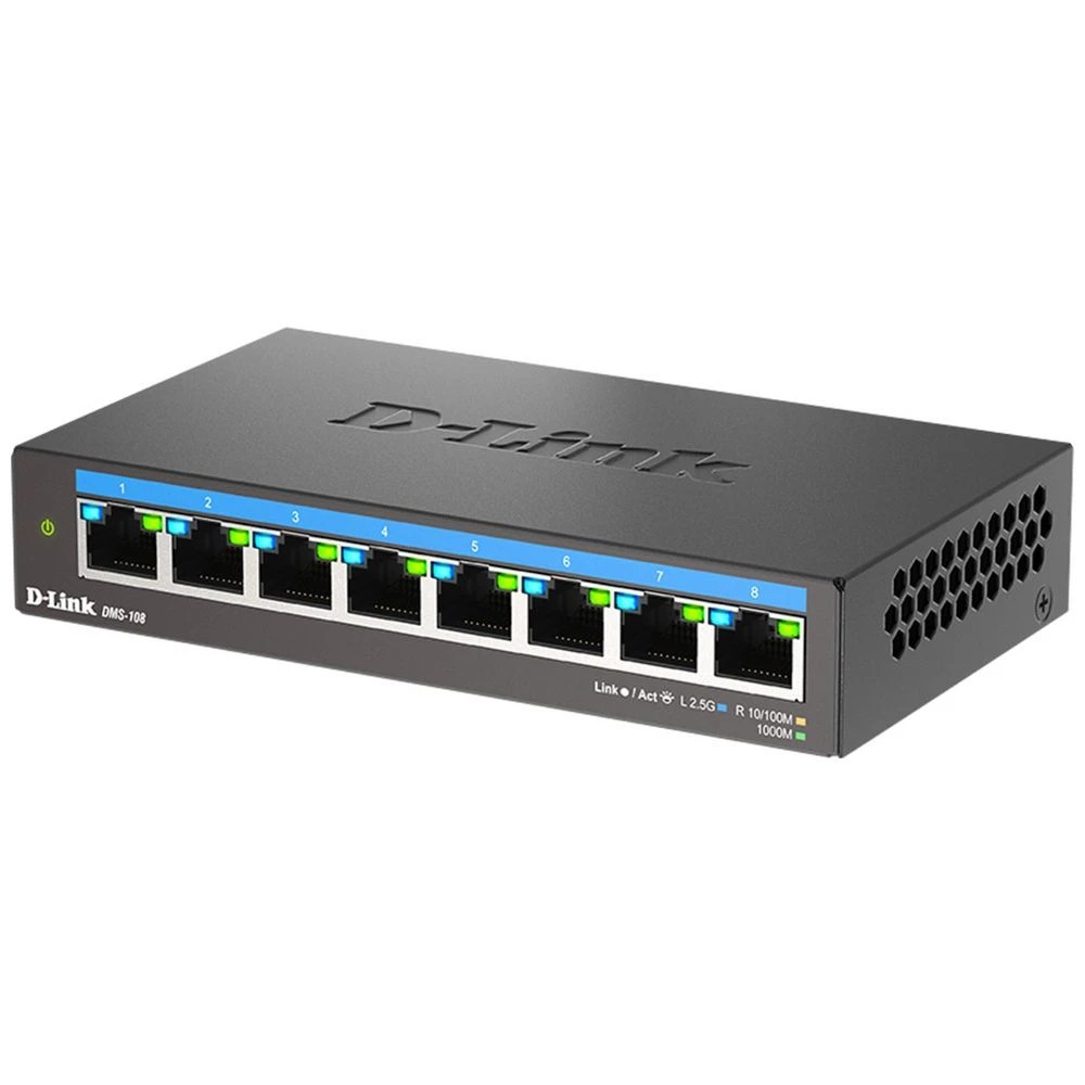 2 D-Link 8-Port Desktop Switch DMS-108, 2 of 4