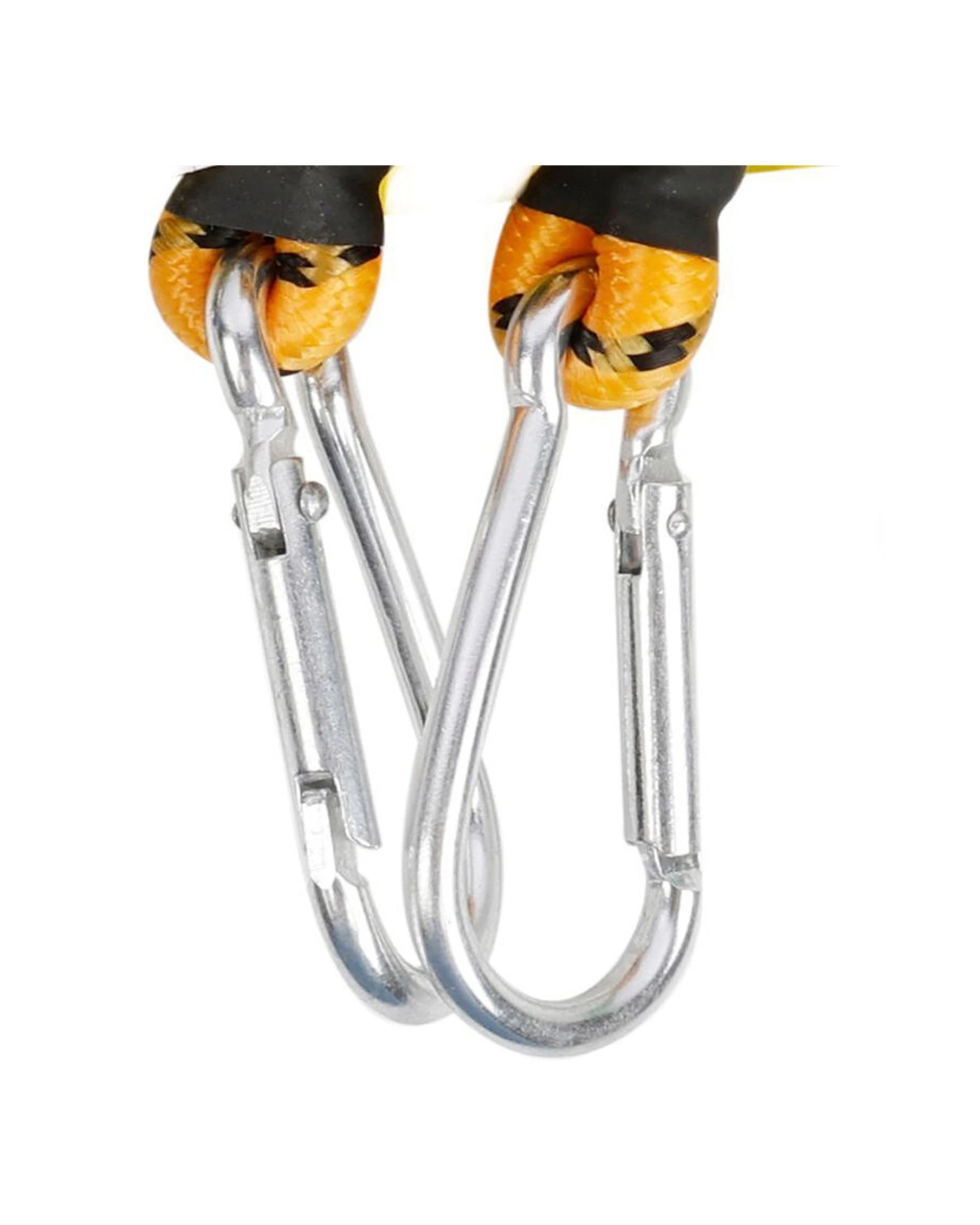 2 Wildtrak Heavy Duty Camping Bungee Cord With Carabiner Cargo Securing - Blue, 2 of 3