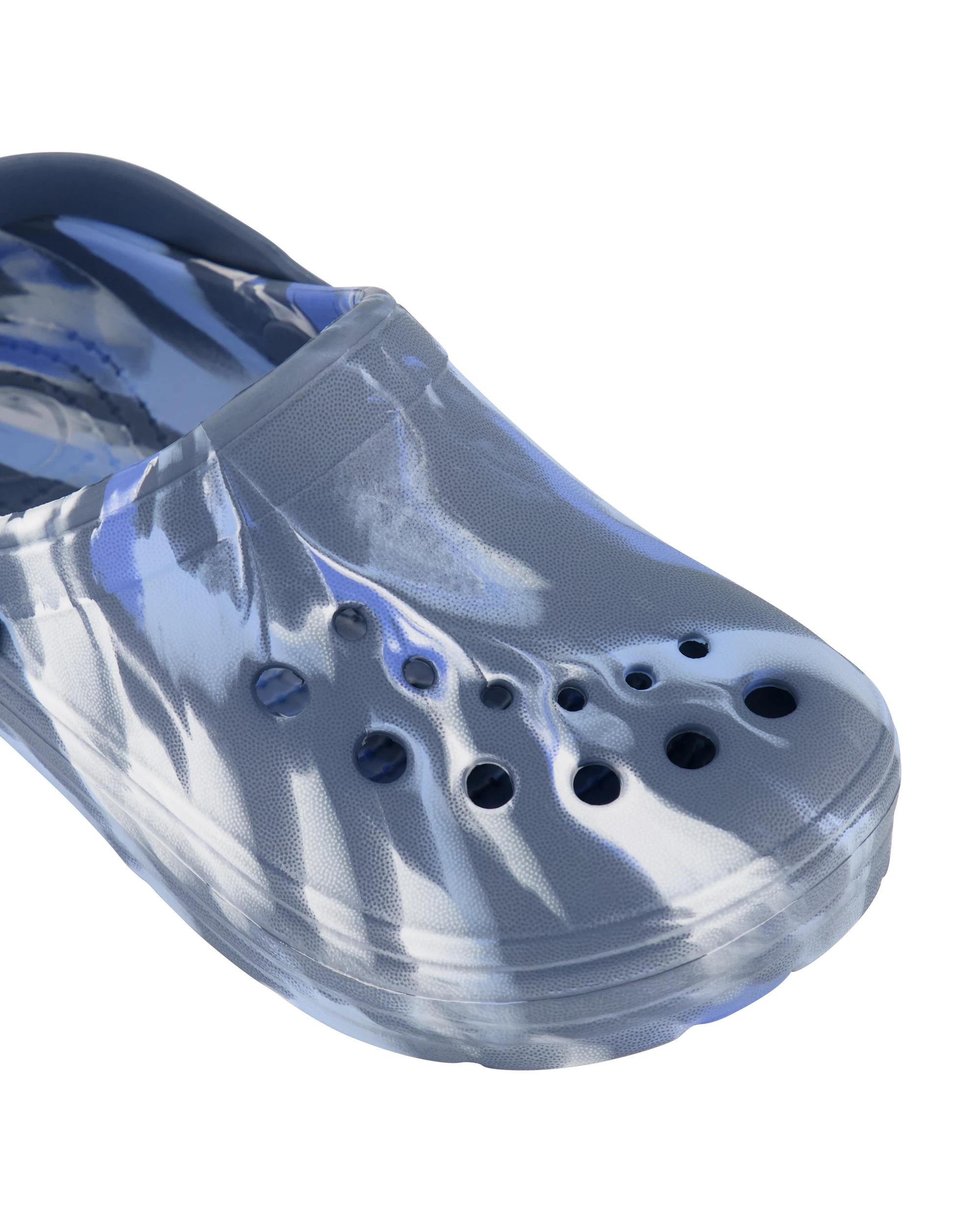 4 Junior Slip On Clogs Bluemarble, 4 of 4