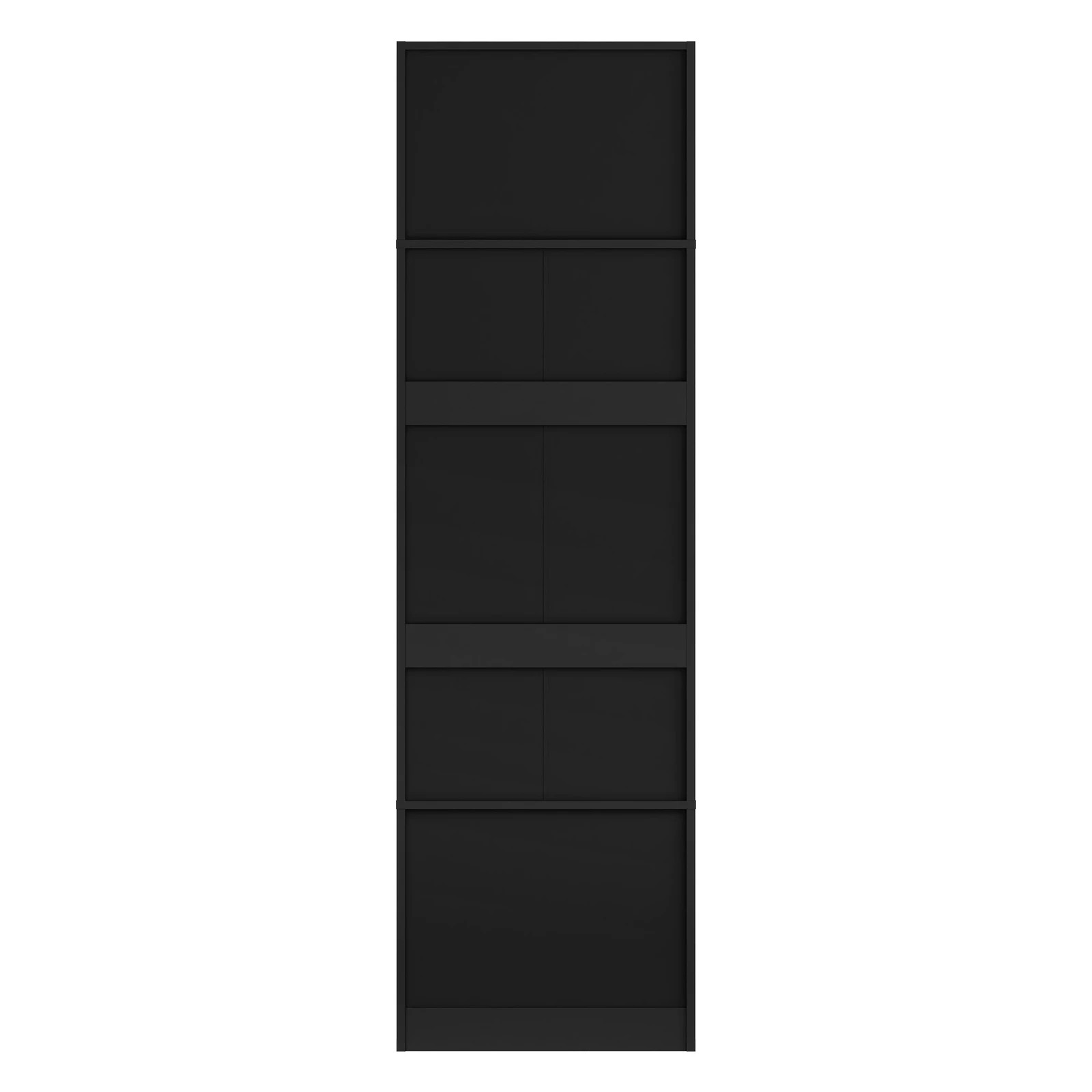 8 Alfordson Wardrobe 2 Drawers Clothes Storage Cabinet Hanging Rod - Black, 8 of 10