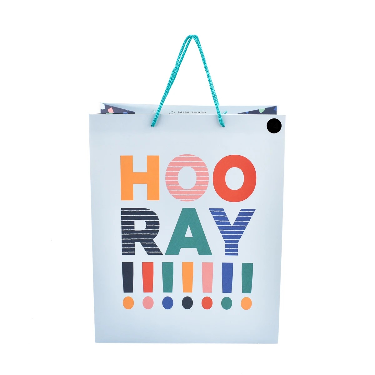 2 Hallmark Large Colourful Hoo Ray Gift Bag, 2 of 3