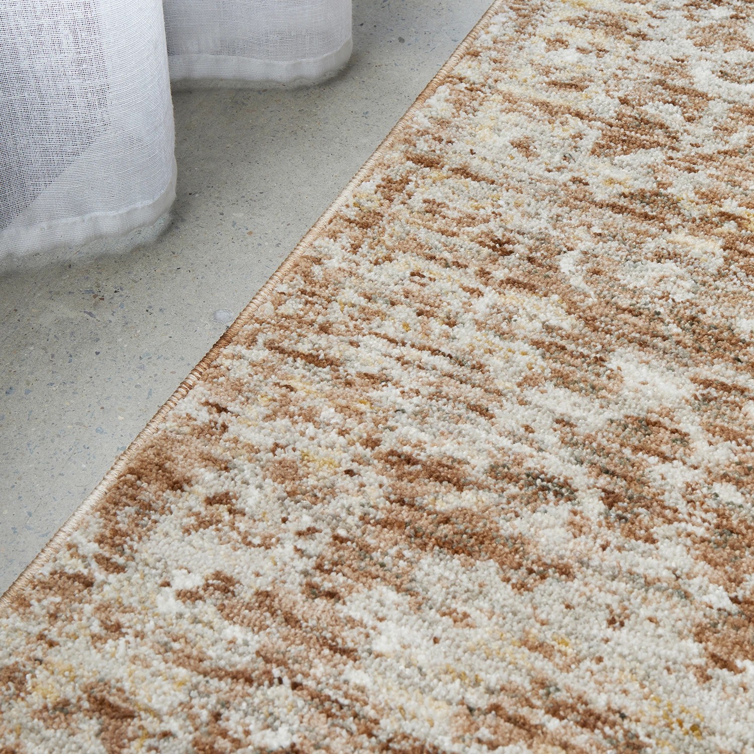 4 Common Ground Rugs Aegean Alvin 290x200cm - Large Floor Rug - Stone - Beige, 4 of 9