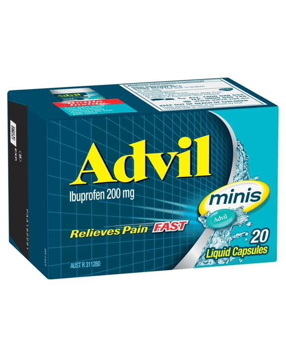 Advil Mini Liquid 20 Capsules