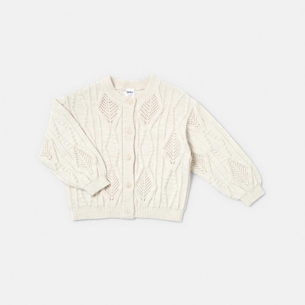 8 Oversized Cardigan Crm Marle, 8 of 9