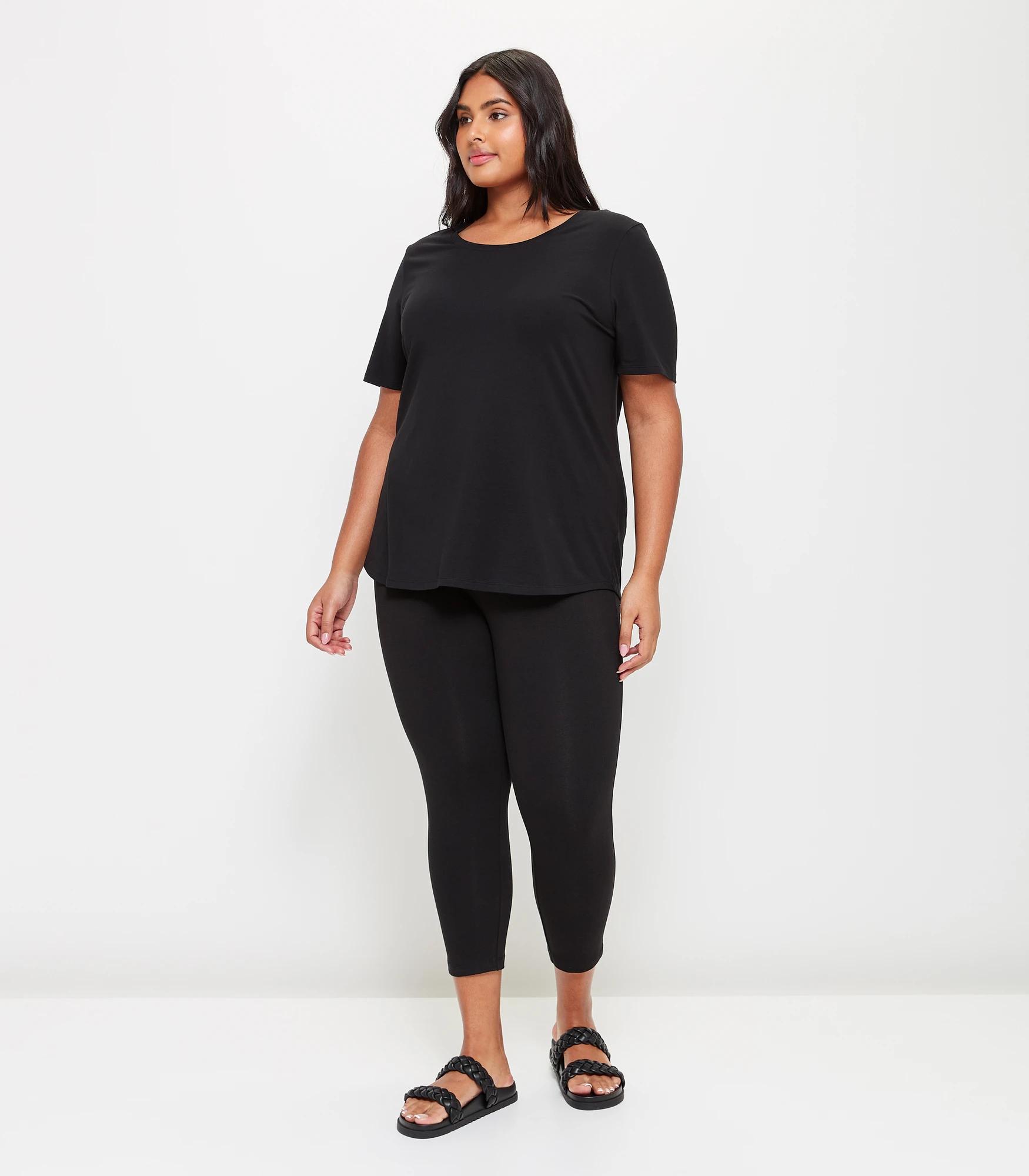 2 Target Curve 3/4 Length Leggings BLACK, 2 of 10