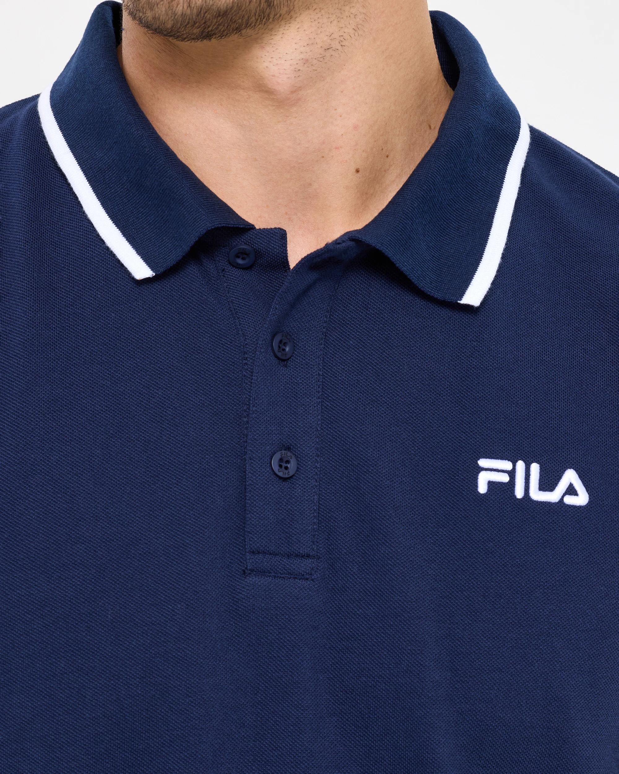 5 Fila Dante Polo Top NAVY, 5 of 6