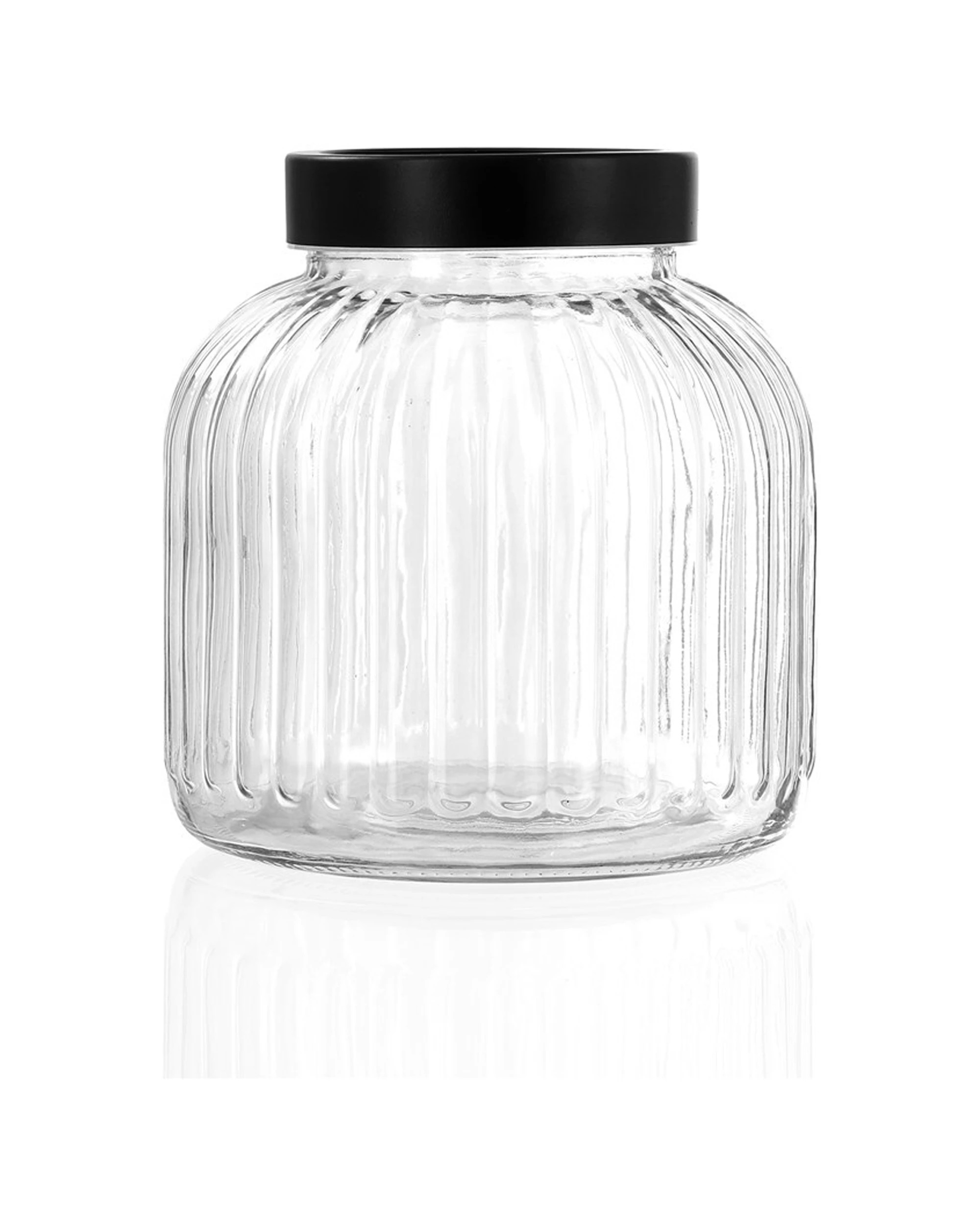 1 Lemon & Lime Brooklyn 3l/19cm Glass Jar Container Food Storage W/ Lid Clear
 - Clear, 1 of 3