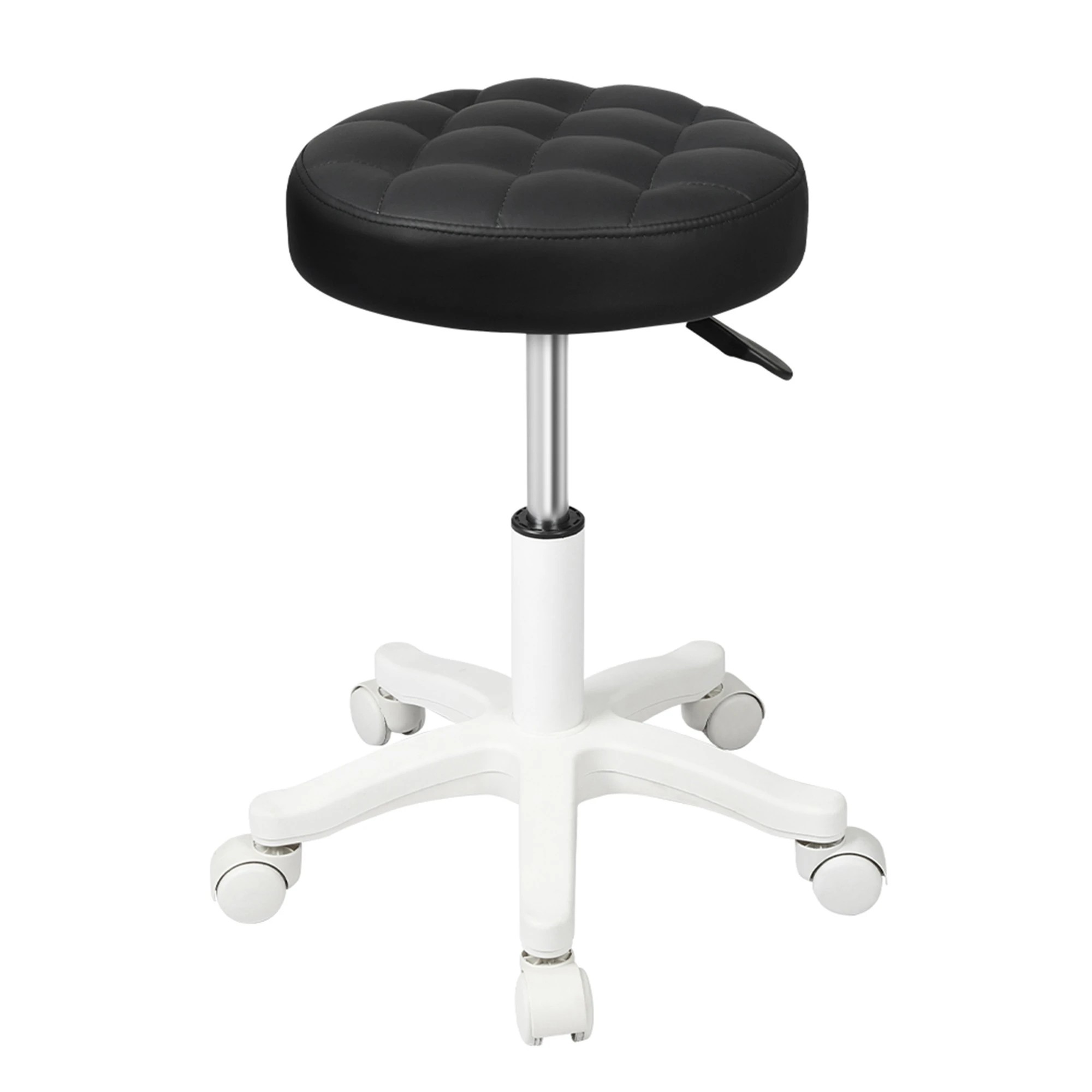 2 Levede 4x Swivel Bar Stools  Adjustable Height - Black, 2 of 9