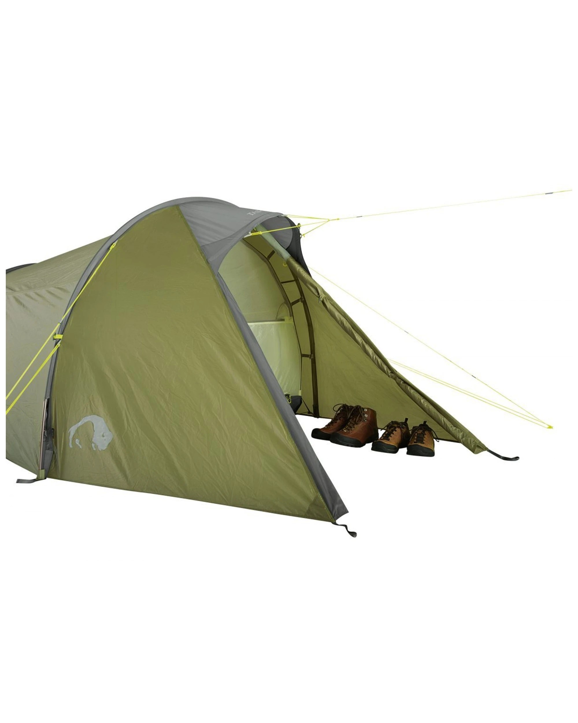 5 Tatonka Narvik 2 Person Tunnel Tent Waterproof Sealed Seams - Green, 5 of 5