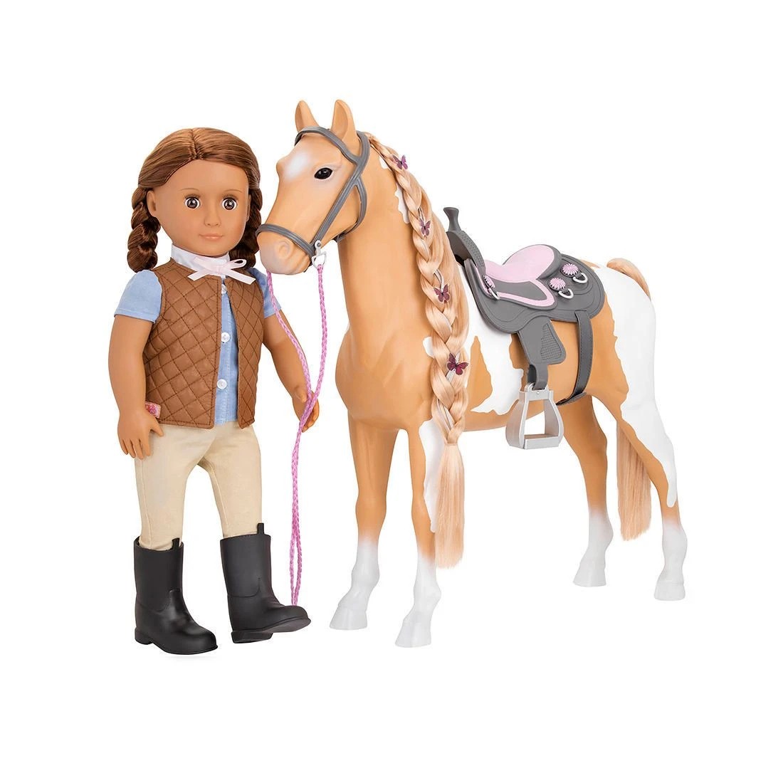 5 Our Generation From Hair to There Palomino Paint Hair Play Horse, 5 of 10