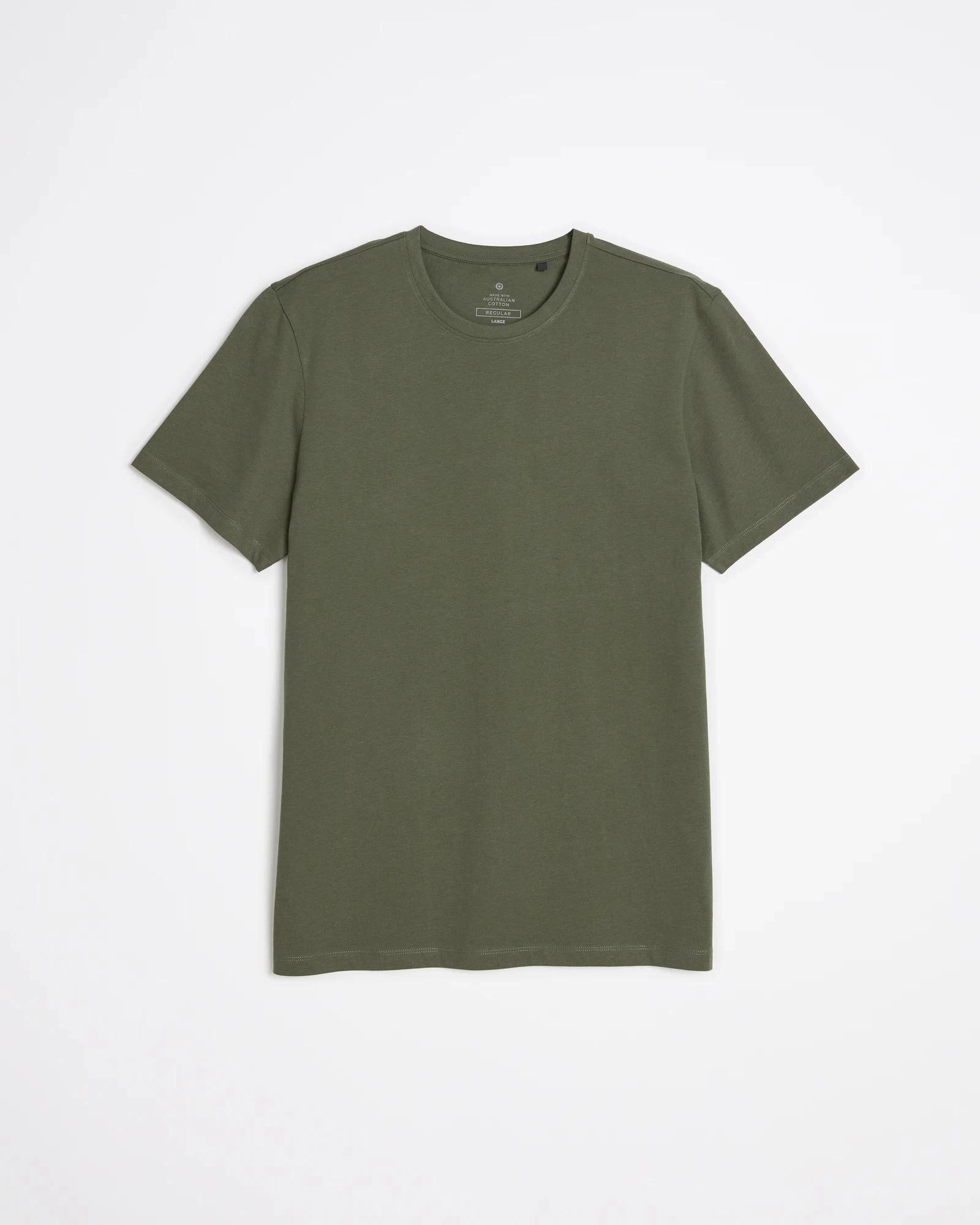 4 Target Australian Cotton T-Shirt KHAKI, 4 of 7