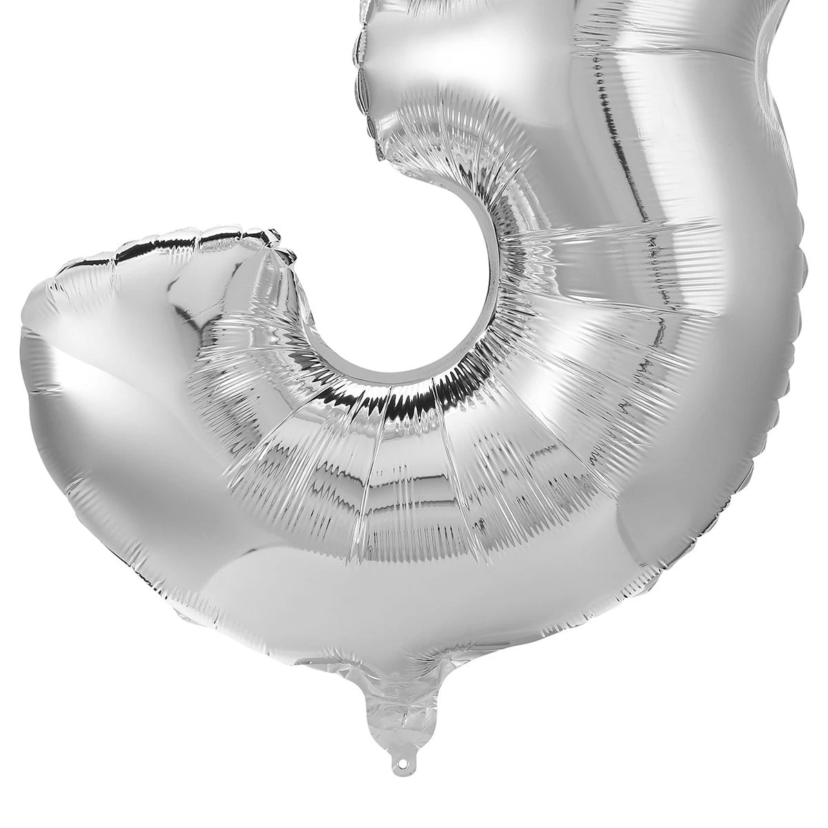 3 Giant Number 3 Foil Balloon, 3 of 5